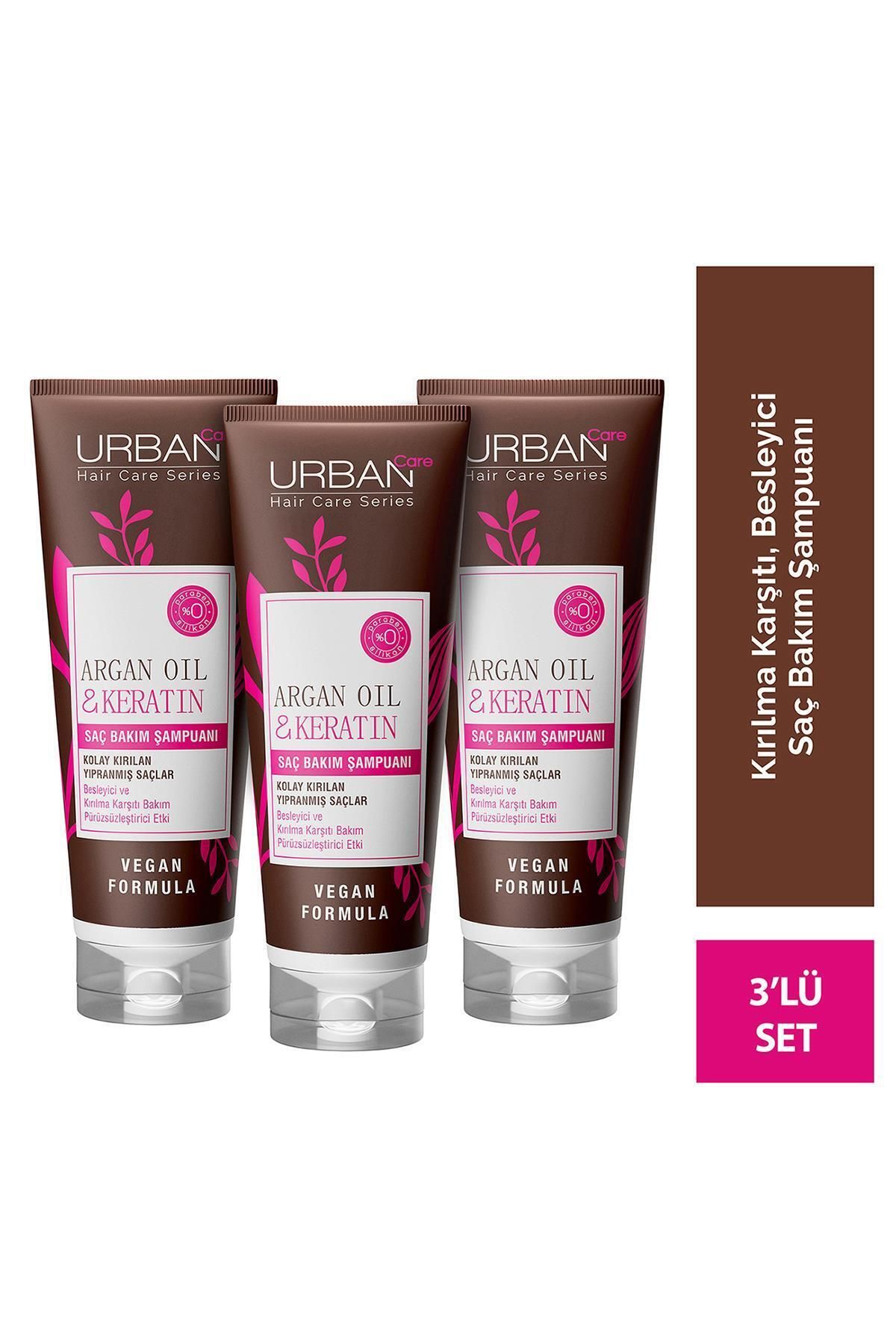 Urban Care Dogal Parlaklık Argan Yağı & Keratin Kolay Kırılan Saçlara Özel Şampuan 250 ml S.GÜZELLİK