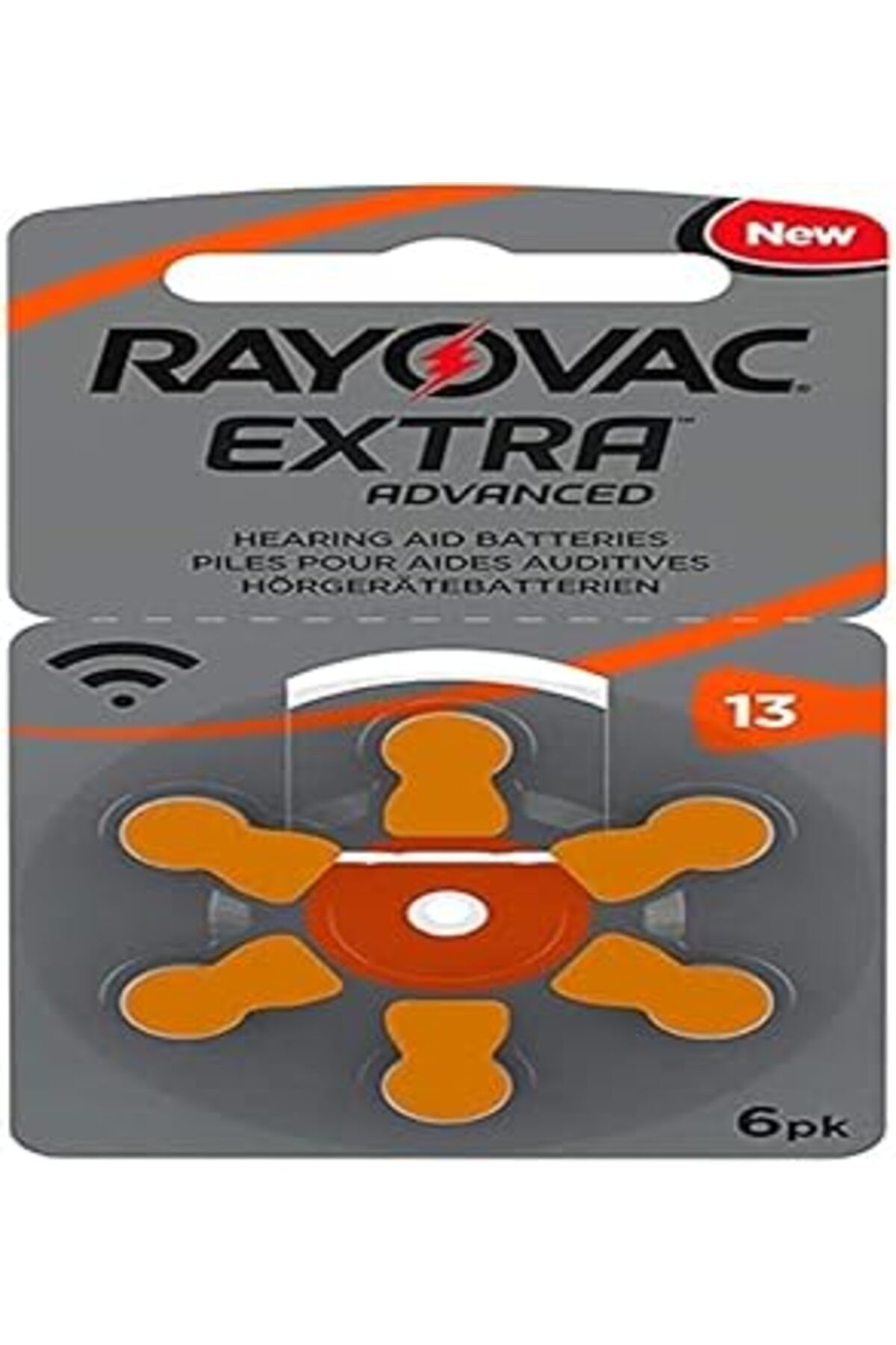 NZM TİCARET Rayovac Extra 13 No 6'Lı Kulaklık Pili 10'Lu Ekonomik Paket