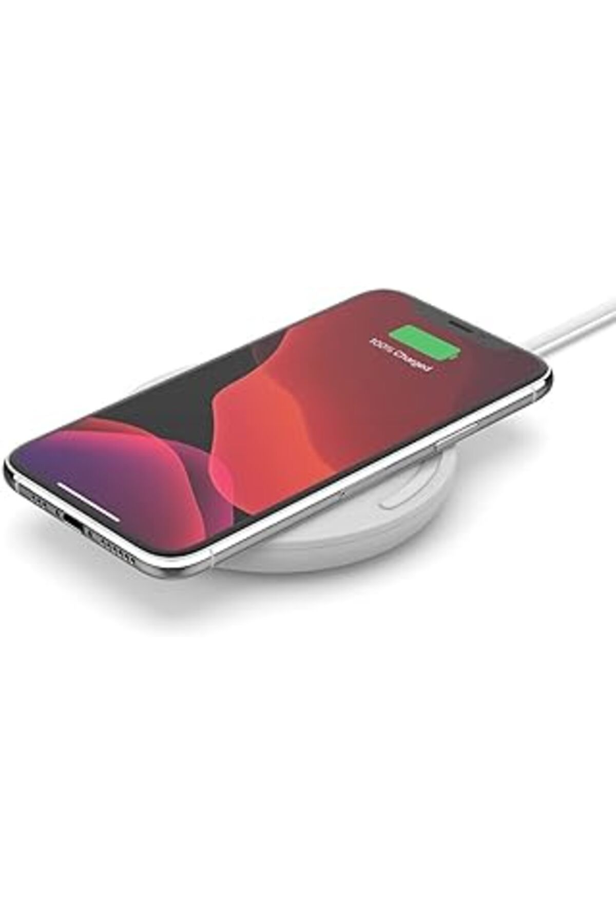 NZM TİCARET Boost Charge Kablosuz Şarj Cihazı, 15 W (Qi Sertifikalı Kablosuz Şarj Cihazı, Iphone, Airpod