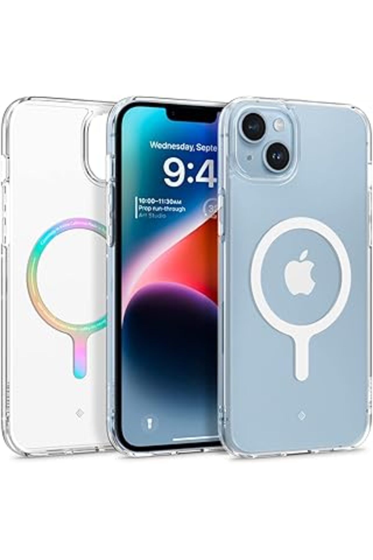 NZM TİCARET Caseology Spigen Iphone 14 Plus Kılıf Cap Mag Magsafe Özellikli Clear White - Acs05127