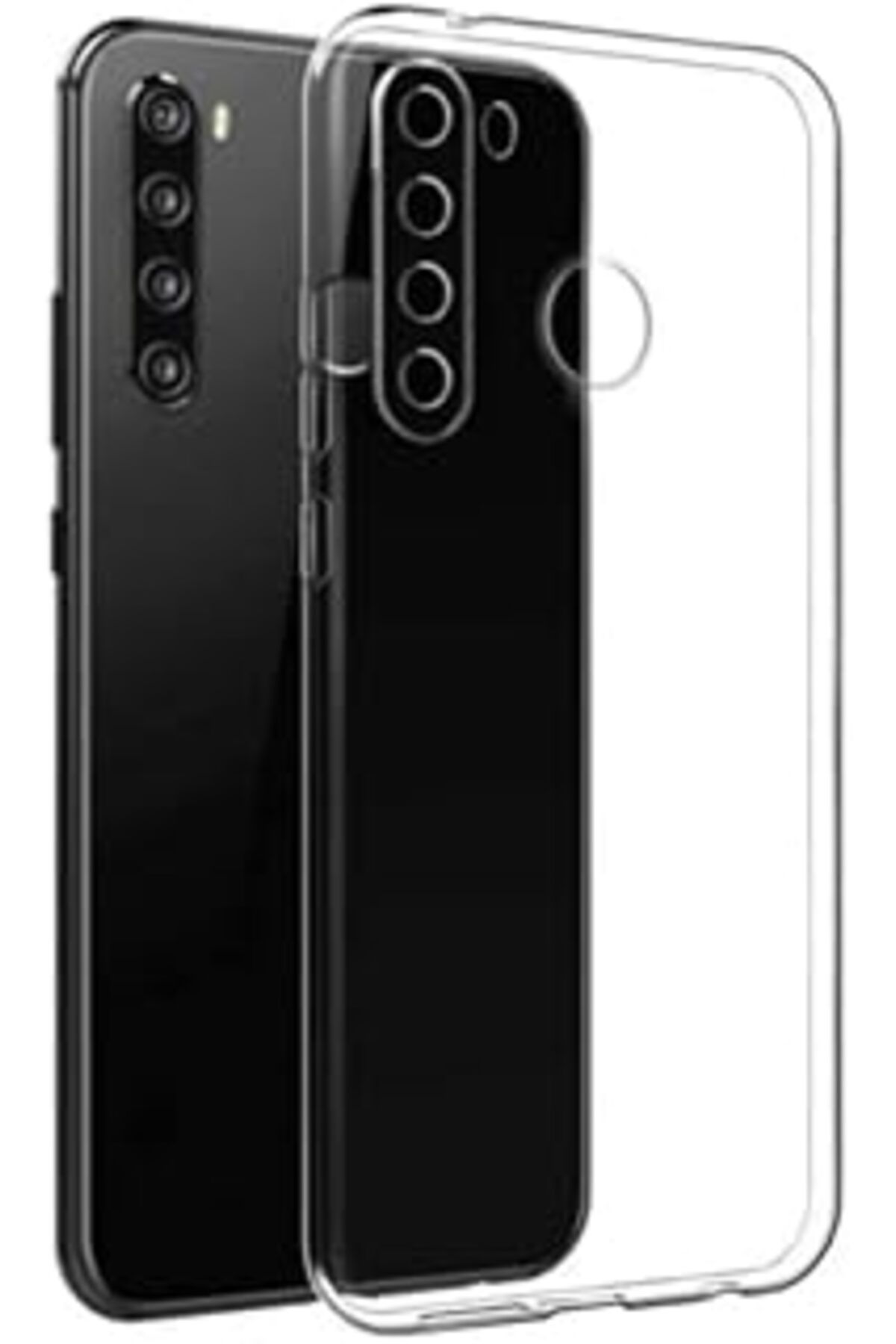 NZM TİCARET Happy Trend Mi Redmi Note 8 Şeffaf Kamera Korumalı Ultra Slim Tpu Şeffaf Kılıf