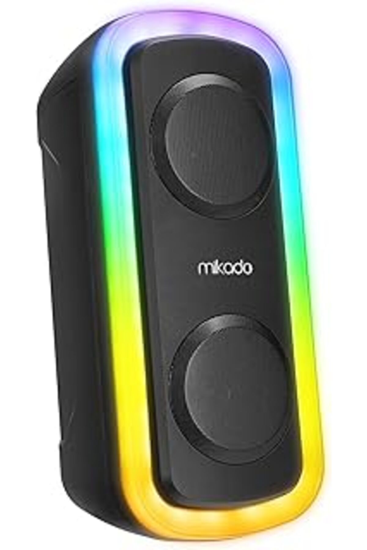 NZM TİCARET Md-C18 Siyah 8W Rgb Işıklı Taşınabilir Speaker Hoparlör