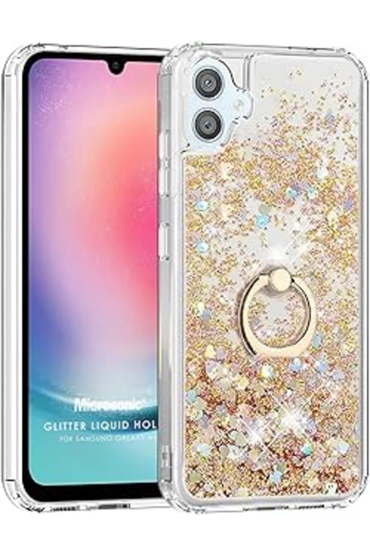 NZM TİCARET Galaxy A05 Için Kılıf Glitter Liquid [Galaxy A05 Ile Uyumlu Kılıf -