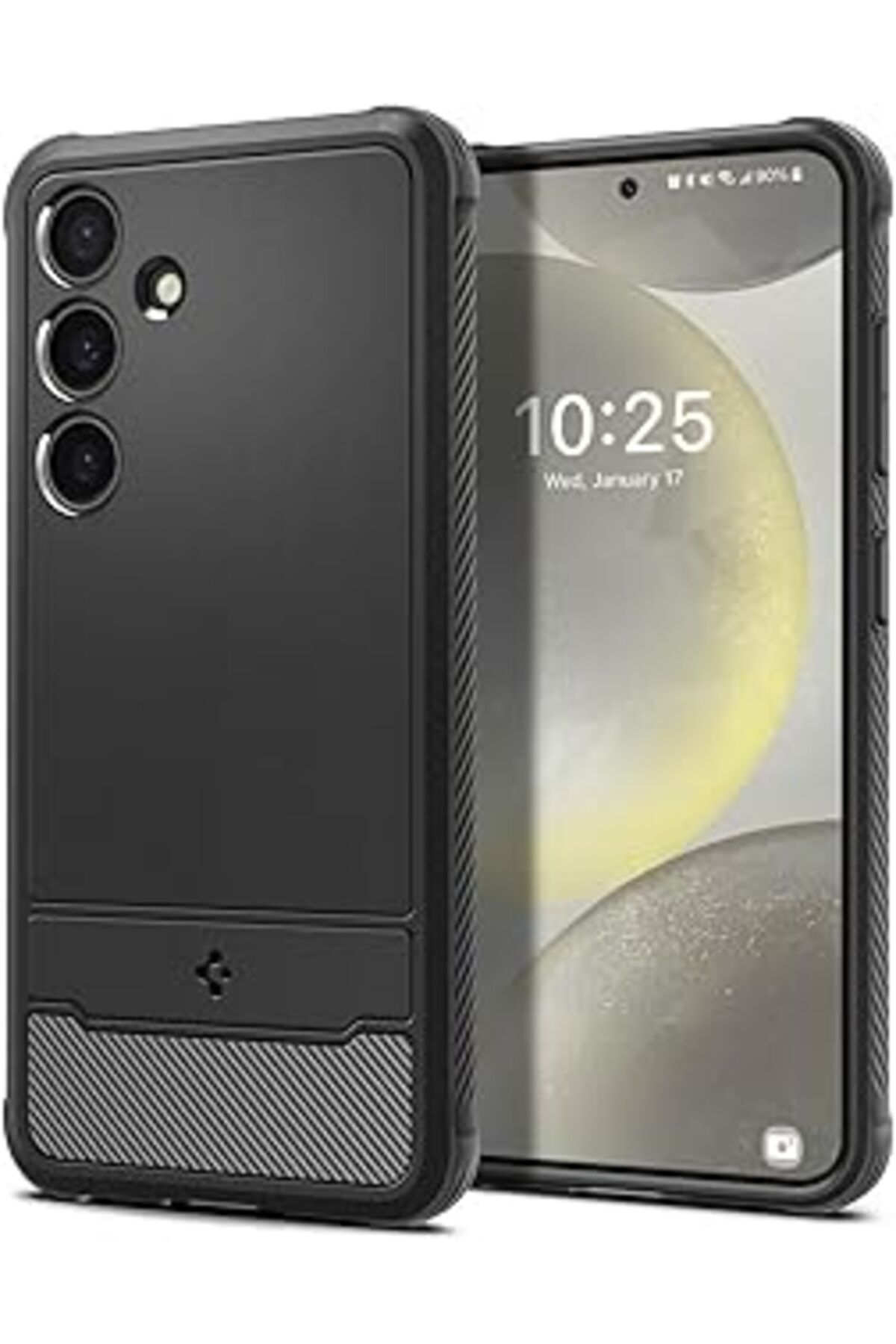 feifei Spigen Galaxy S24 Kılıf Rugged Armor Matte Black - Acs07346