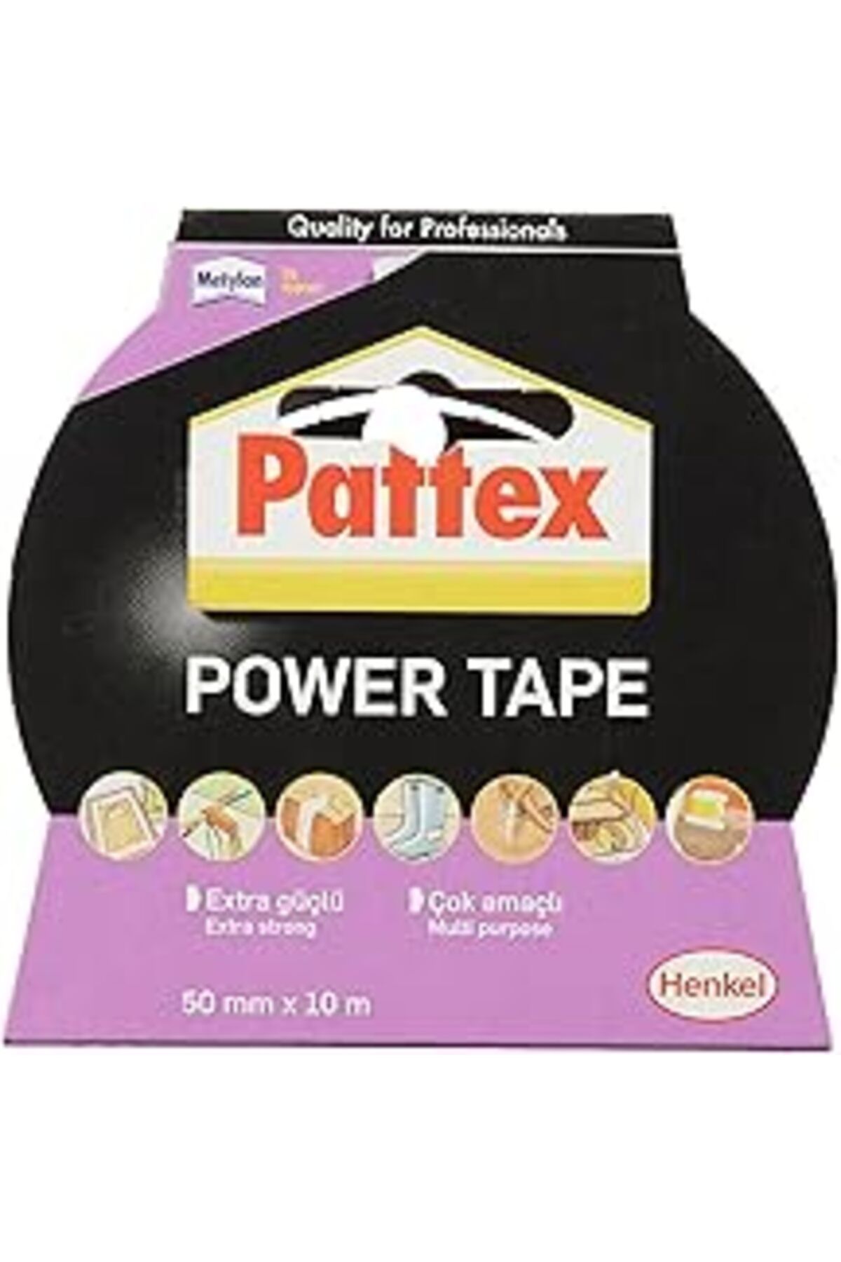 NZM TİCARET Pattex Power Tape Gri Renkli 50Mm X 10M