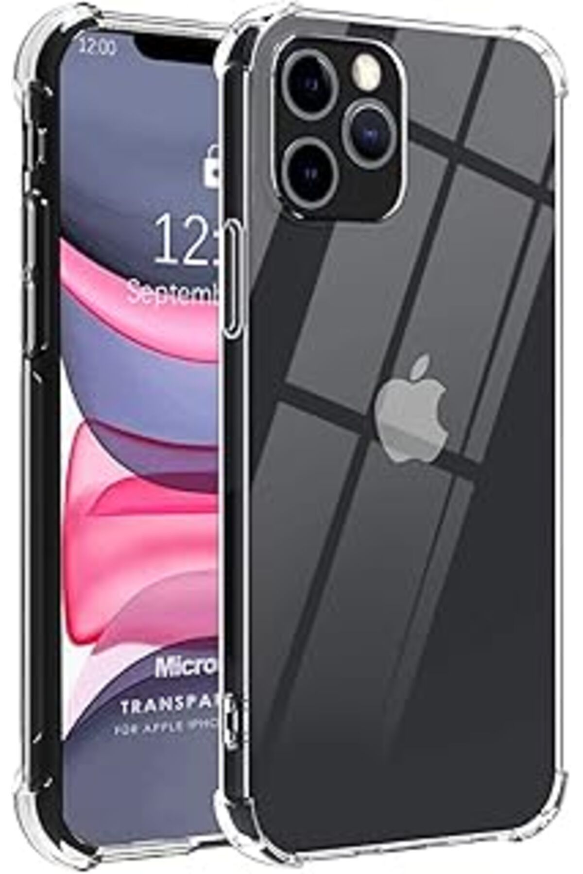 robotrend Iphone 12 Pro Için Kılıf Shock Absorbing Şeffaf [Iphone 12 Pro Ile Uyumlu Kılıf -