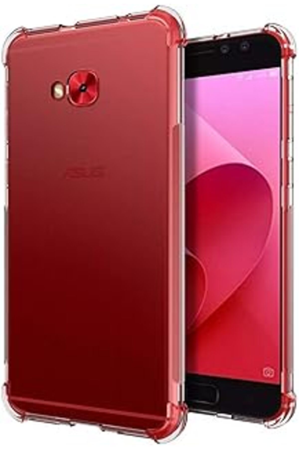 nazeninstoğu Shock-Absorbing Için Kılıf Zenfone 4 Selfie (5.5'') Zd553Kl Şeffaf