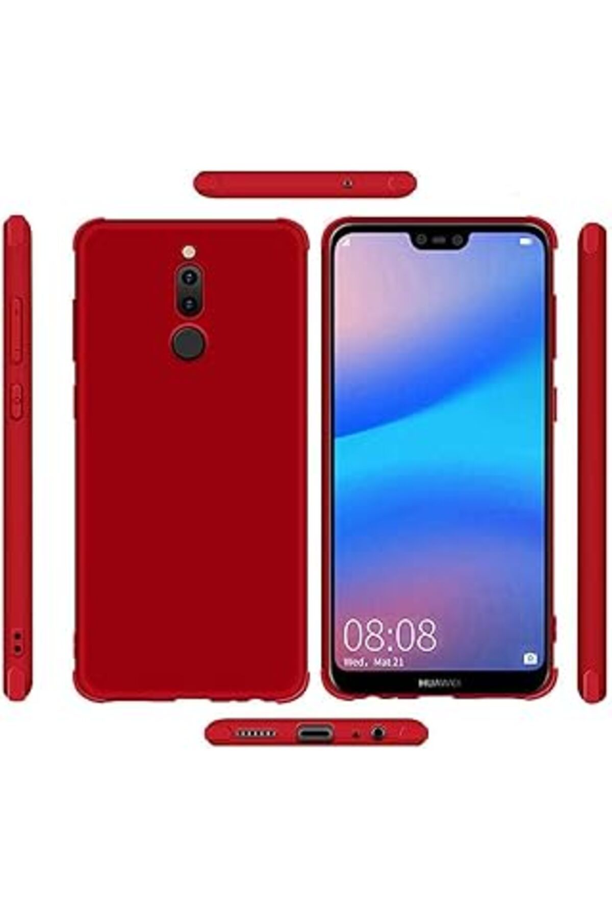 feifei Neva Mate 10 Lite Red Silikon Kapak