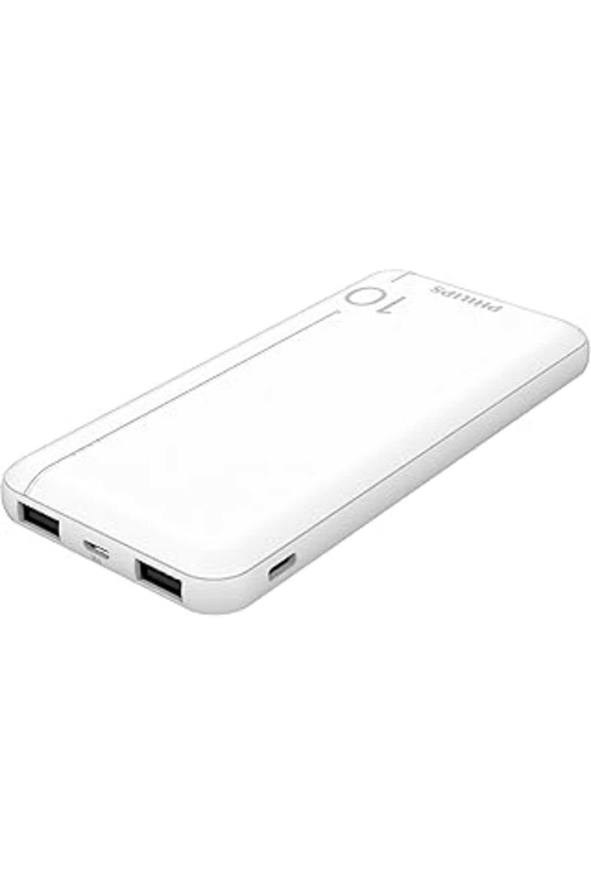 NZM TİCARET Dlp1812Pw 10.000 Mah Powerbank 2Xusb-A 2.1A, Usb-C Çıkış, Pd- Beyaz