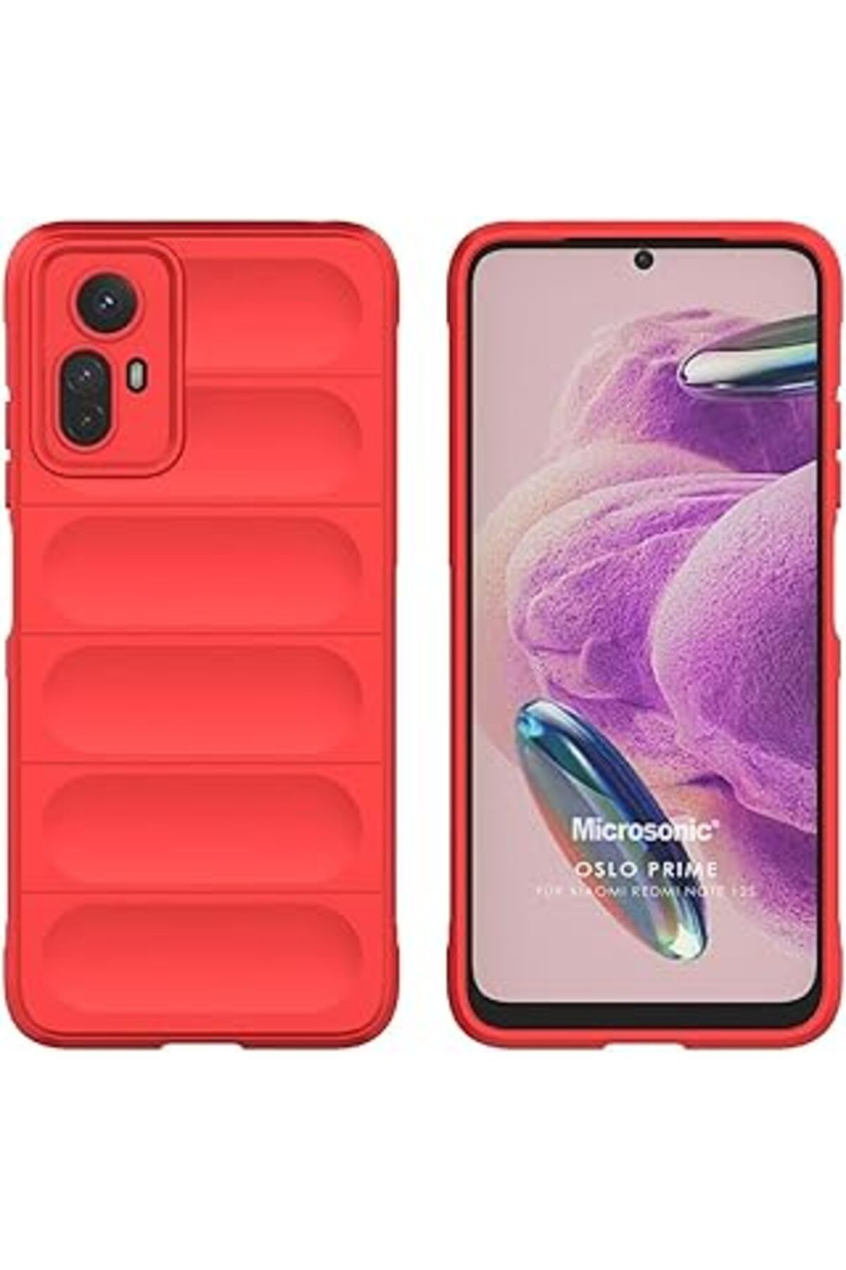 feifei Mi Redmi Note 12S Için Kılıf Oslo Prime Kırmızı [Redmi Note 12S Ile Uyumlu Kılıf - K