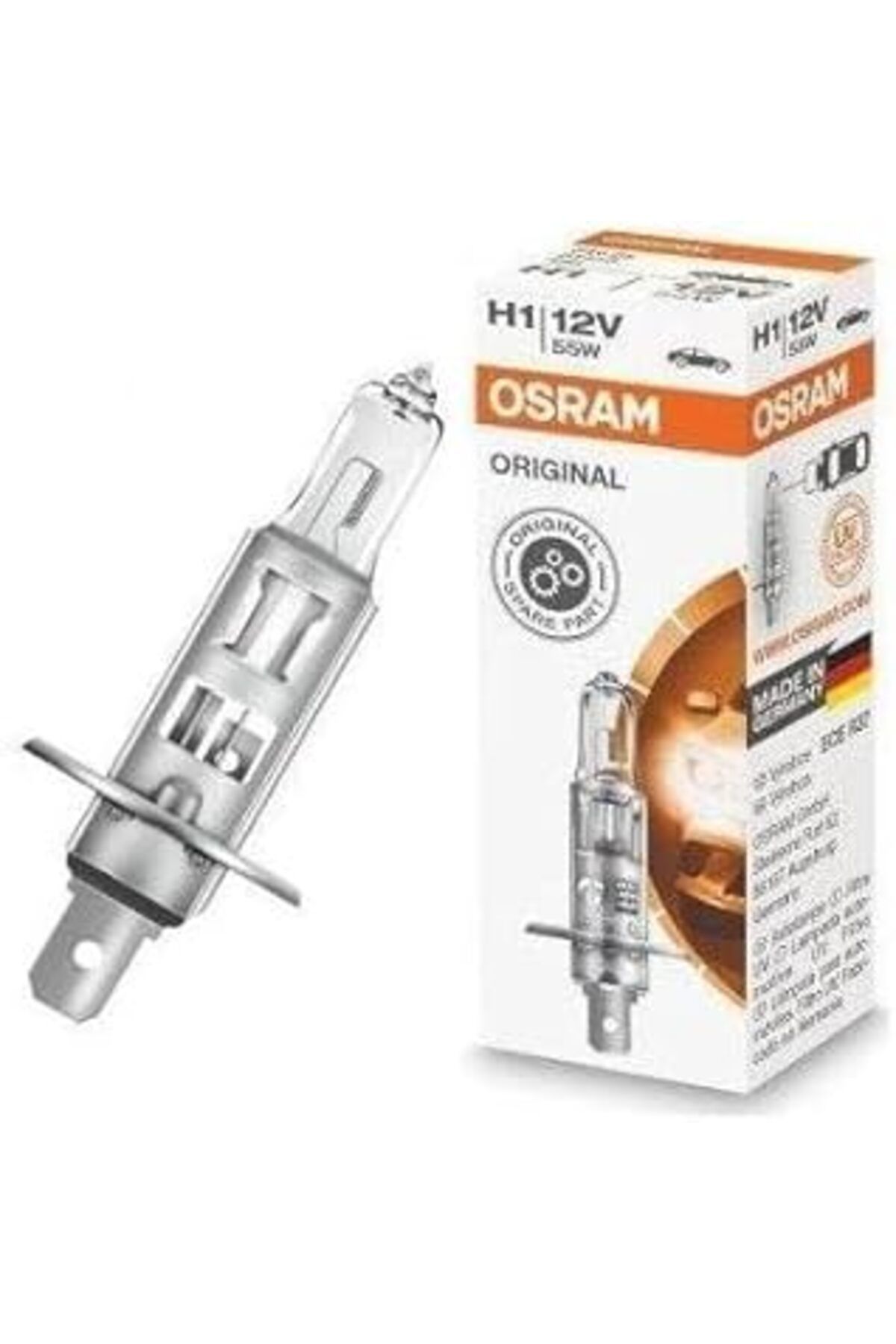 NZM TİCARET Ampul H1 12V 55W Uzun Huzme Far 64150L