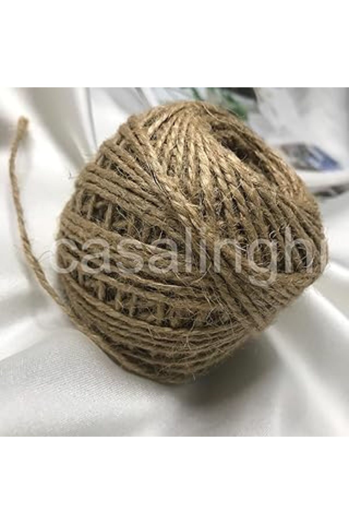 ShopZum Bisaccia Jüt İP Yumak İP Kraft Paketleme İPi Gift Packing Rope Kırnap İP