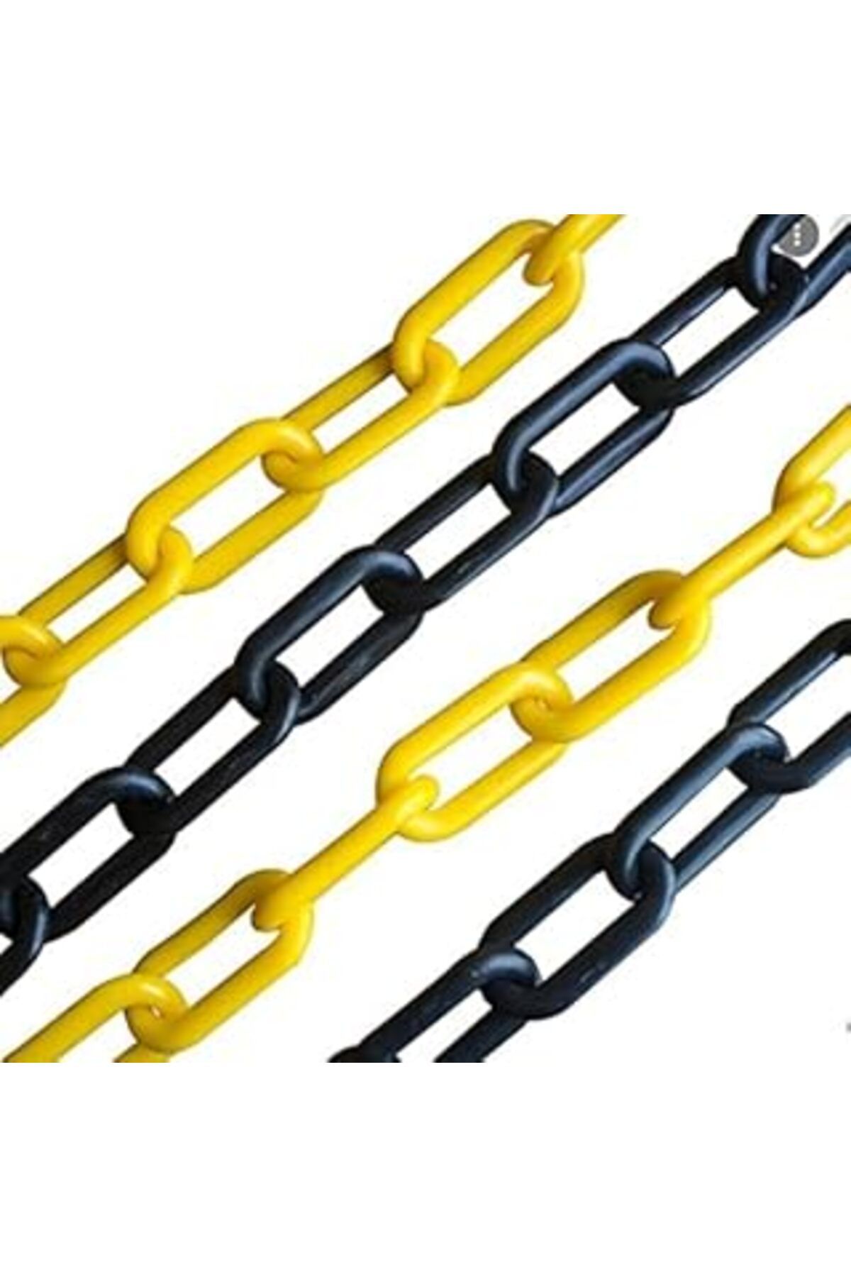 NZM TİCARET Force Chain 8 Mm 25 Mtr. Sarı Siyah Plastik Zincir