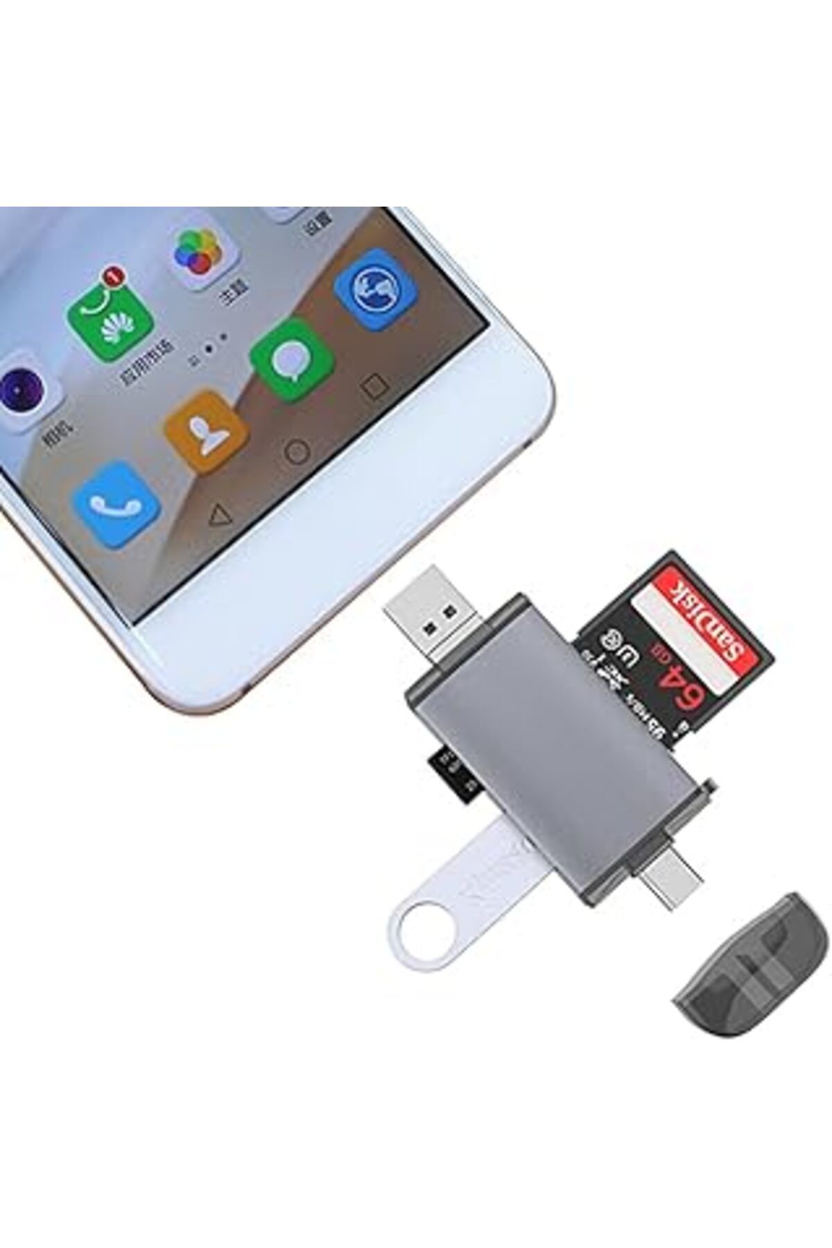 nerede bulurum 6 In 1 Usb, Iphone 15 Uyumlu S23 S24 Serisi Uyumlu Notebook Usb Otg Type-C, Mikro