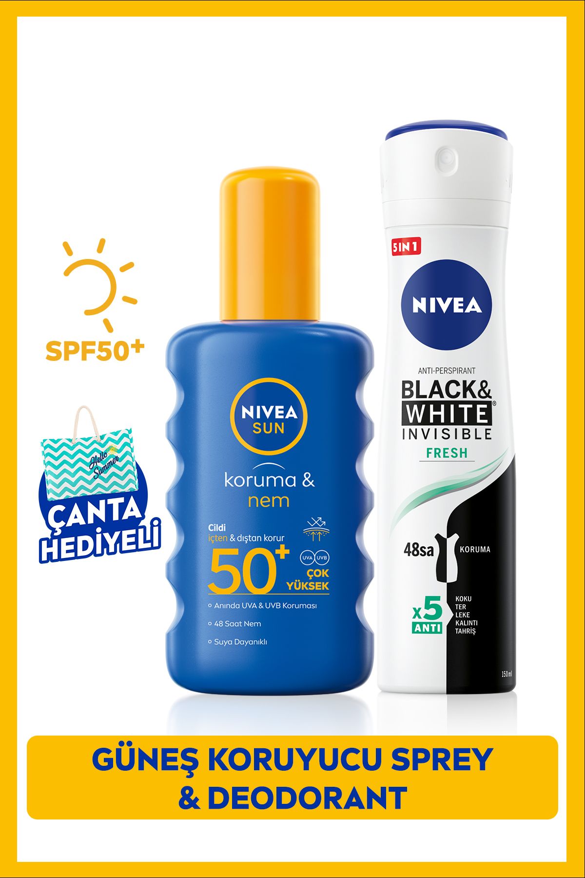 NIVEA Eşit Ve Hızlı -Anında Koruma Sağlar Güneş Koruyucu Vücut Spreyi 200ml S.GÜZELLİK