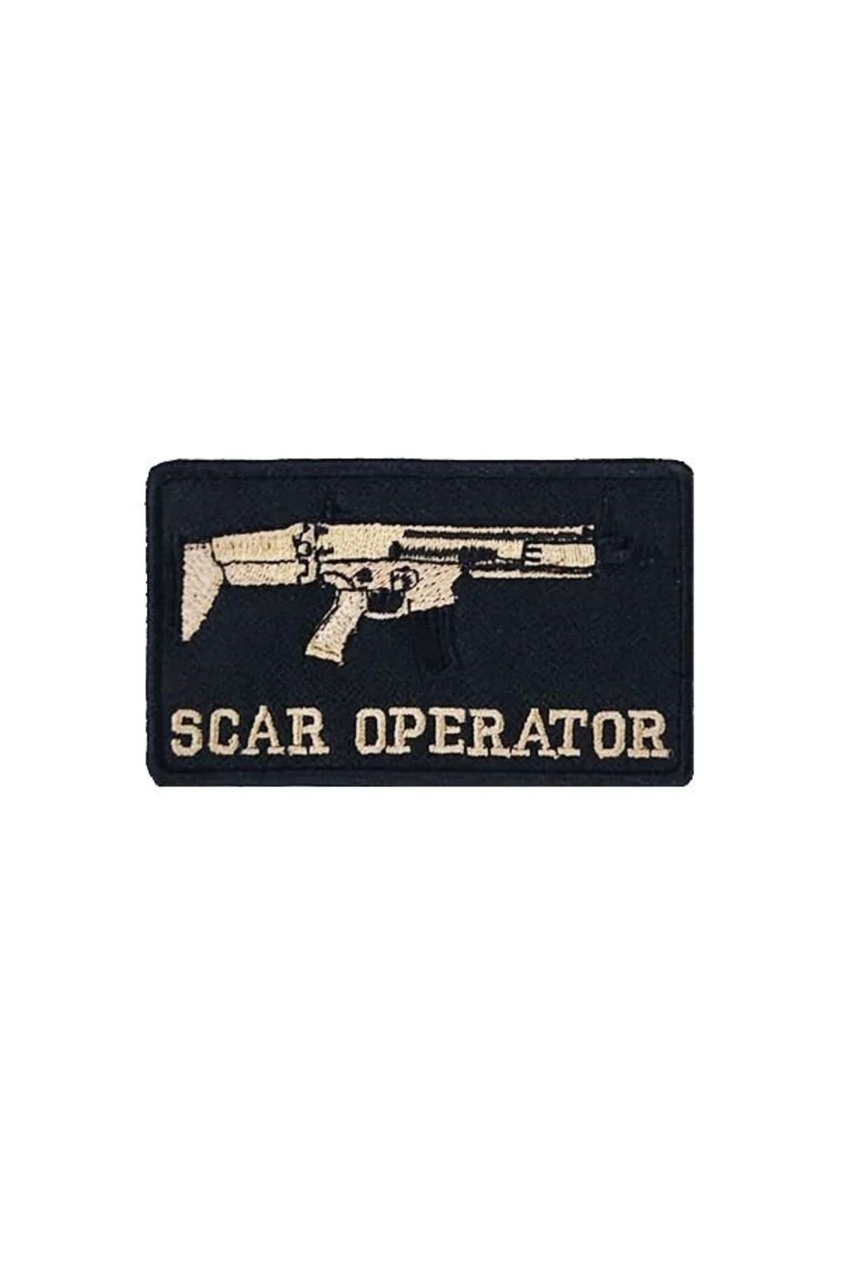 Astüm Askeri Malzeme SCAR OPERATOR TACTICAL PATCH -SIYAH