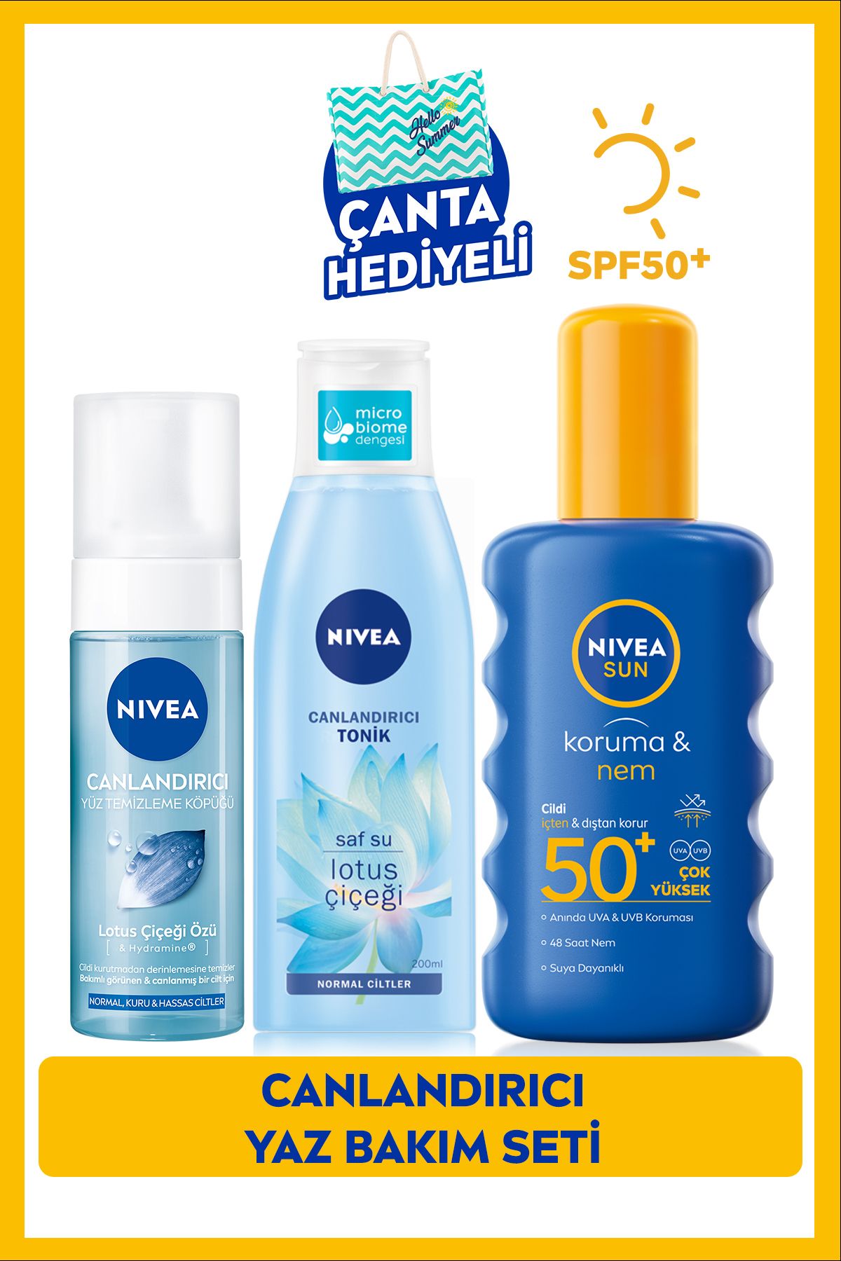 NIVEA Eşit Ve Hızlı -Vücut Spreyi 200ml Spf50, Yüksek Koruma Güneş Koruyucu S.GÜZELLİK