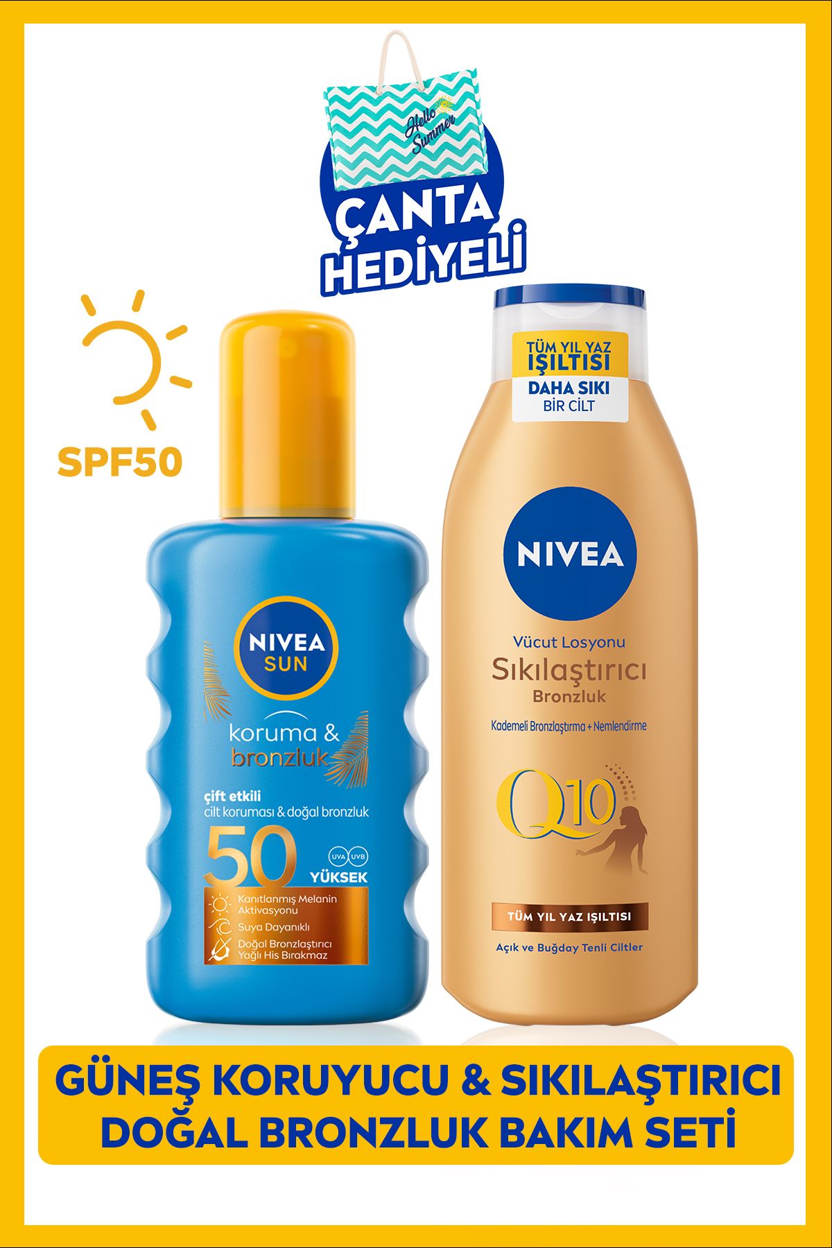 NIVEA Tam Koruma Bronzluk Güneş Spreyi 200ml S.GÜZELLİK