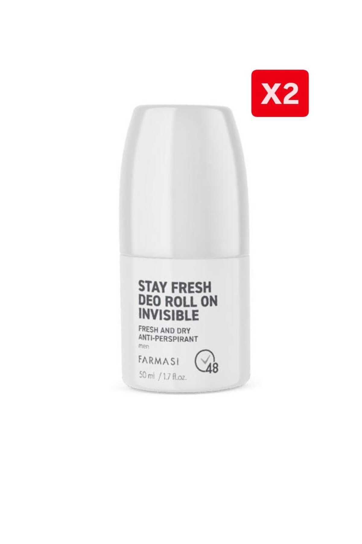 Farmasi 2'li Invisible Anti-Perspirant Erkek Deo Roll On 50 ml