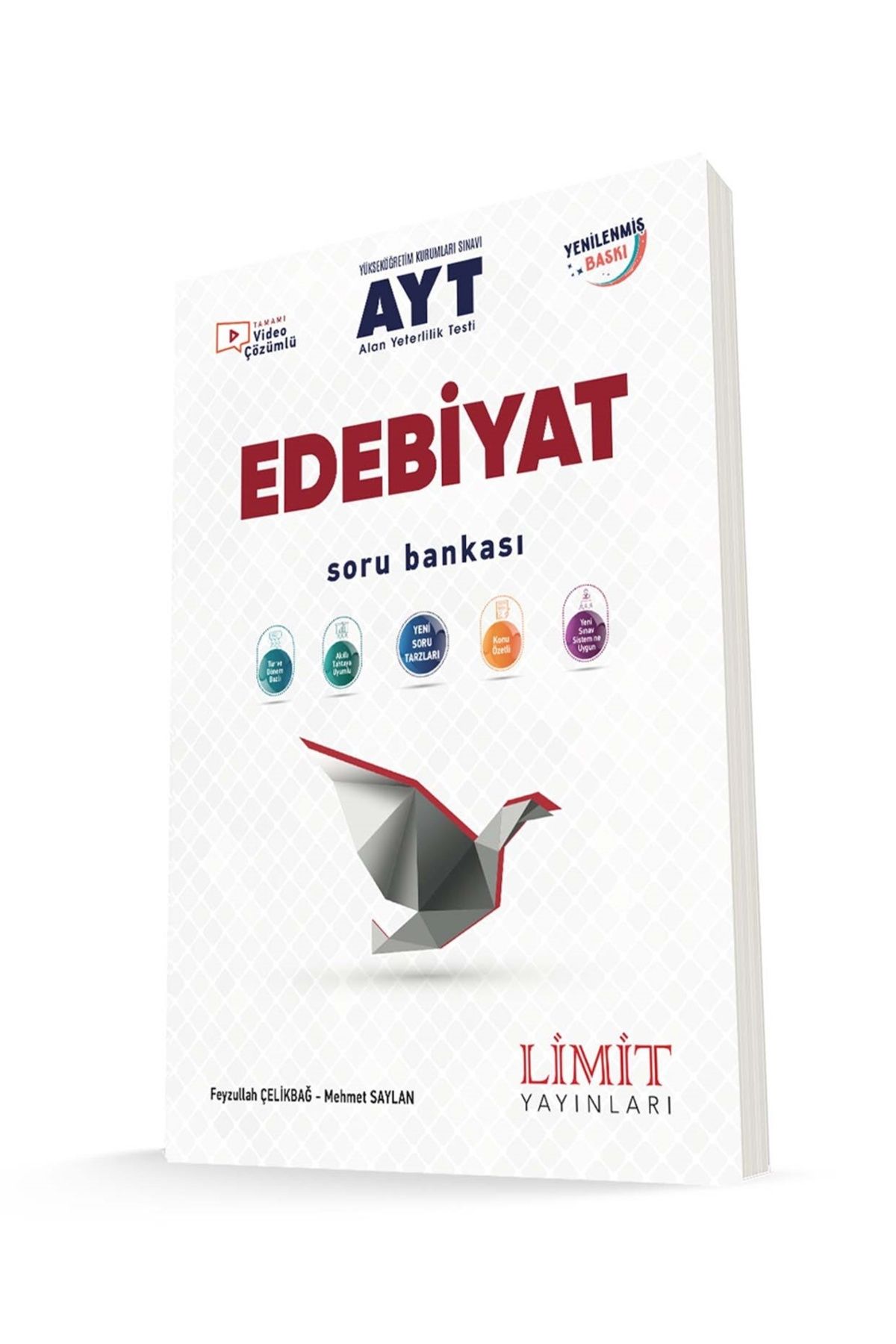 Limit Yayınları 2024 - 2025 Müfredat Yeni Nesil AY EDEBİYAT  SORU BANKASI