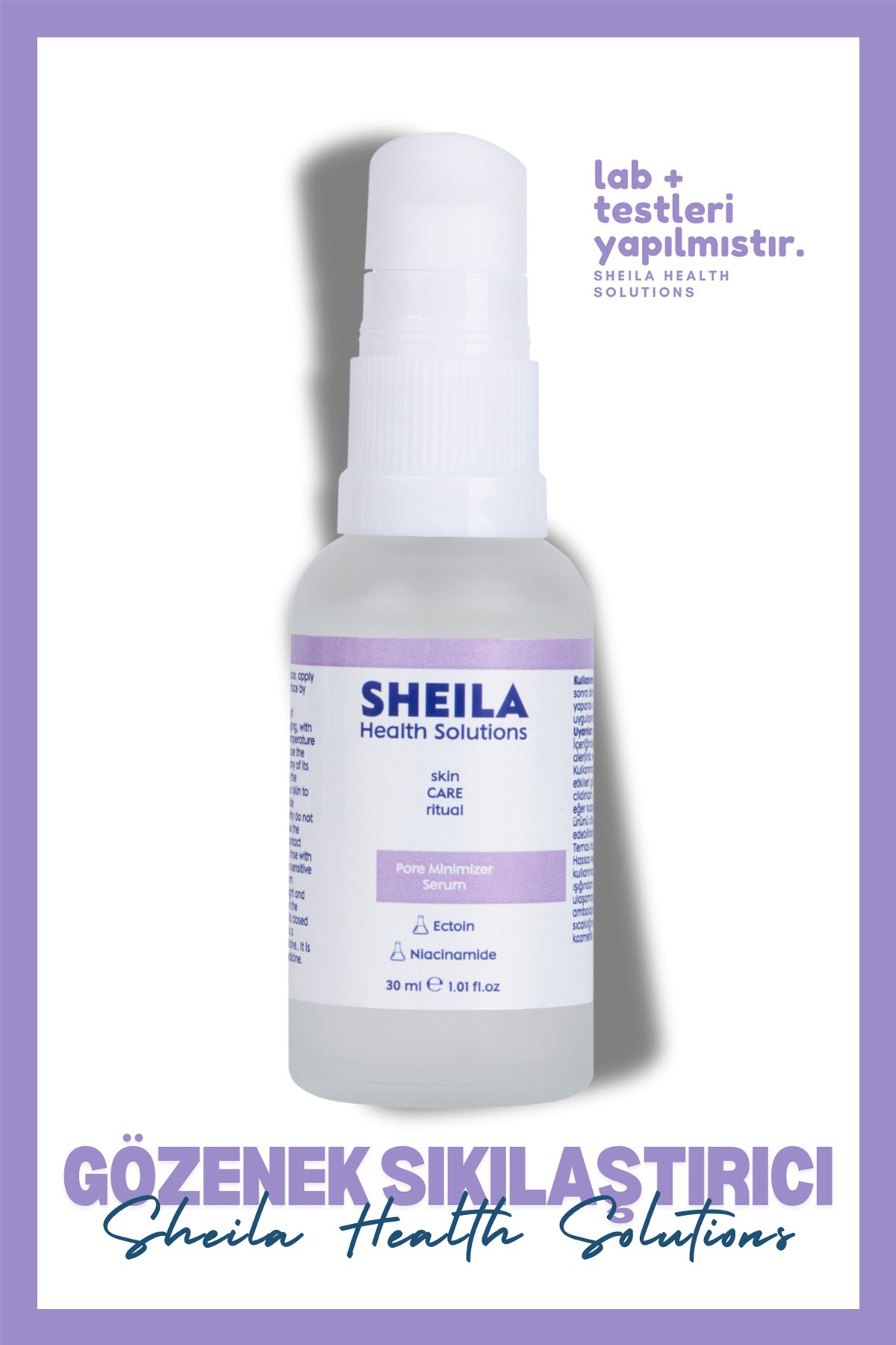 Sheila Health Solutions Gözenek Sıkılaştırıcı Serum Ectoin Niacinamide Serum 30 ML