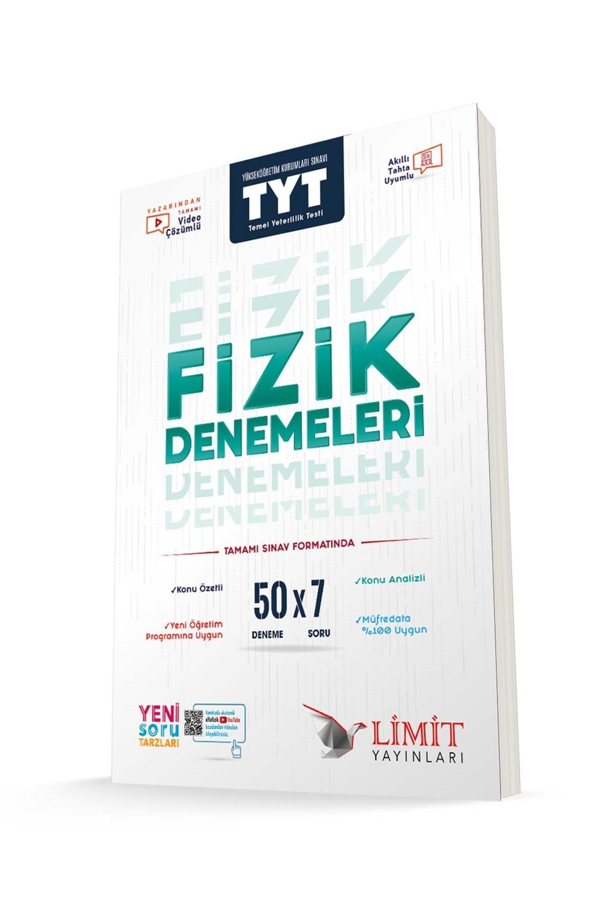 Limit Yayınları 2024 - 2025 Müfredat Yeni Nesil TYT FİZİK DENEMLERİ