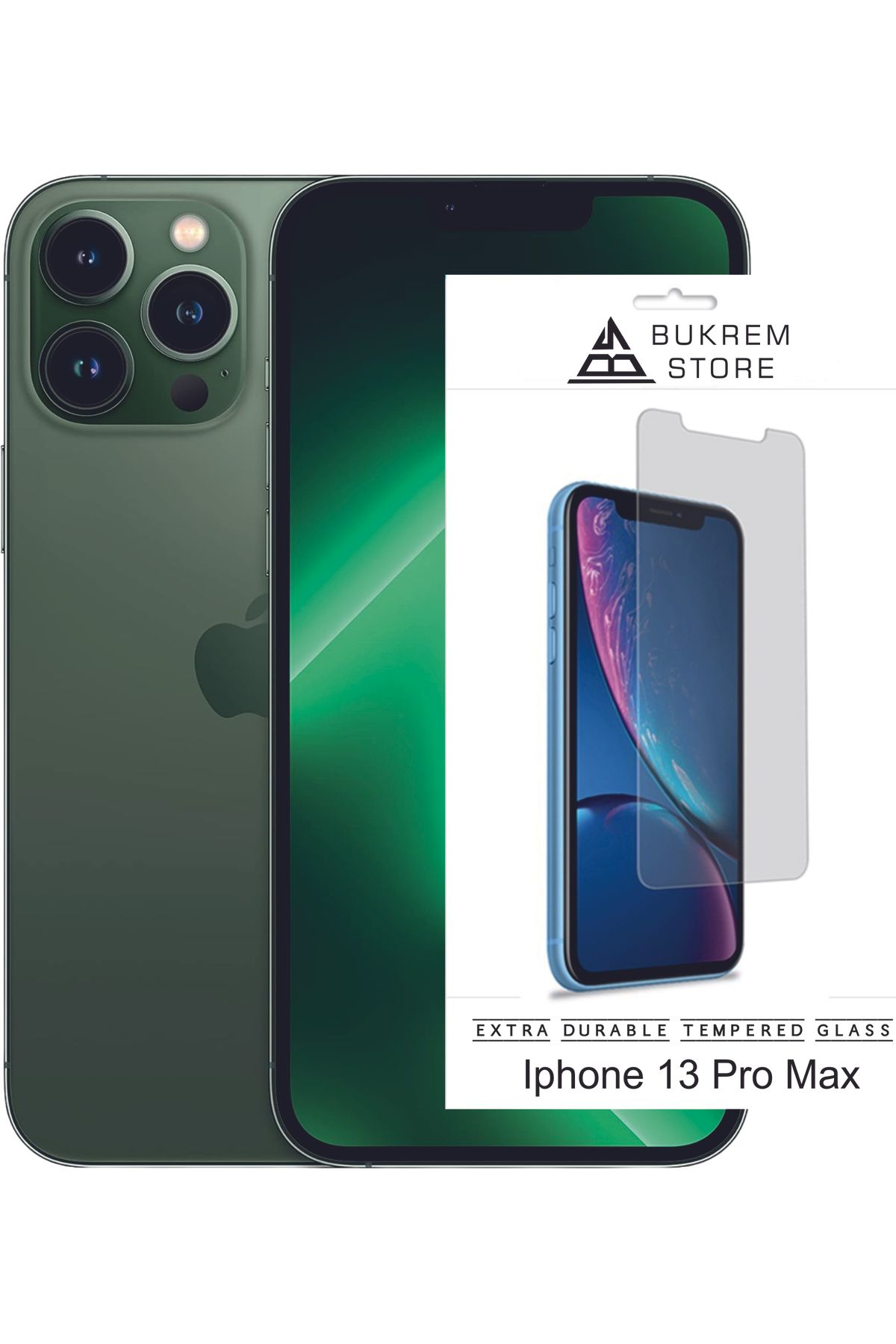 Store iPhone 13 Pro Max  Uyumlu Tam Kaplayan Şeffaf Kırılmaz Temperli Cam Ekran Koruyucu | Üstün Koruma!