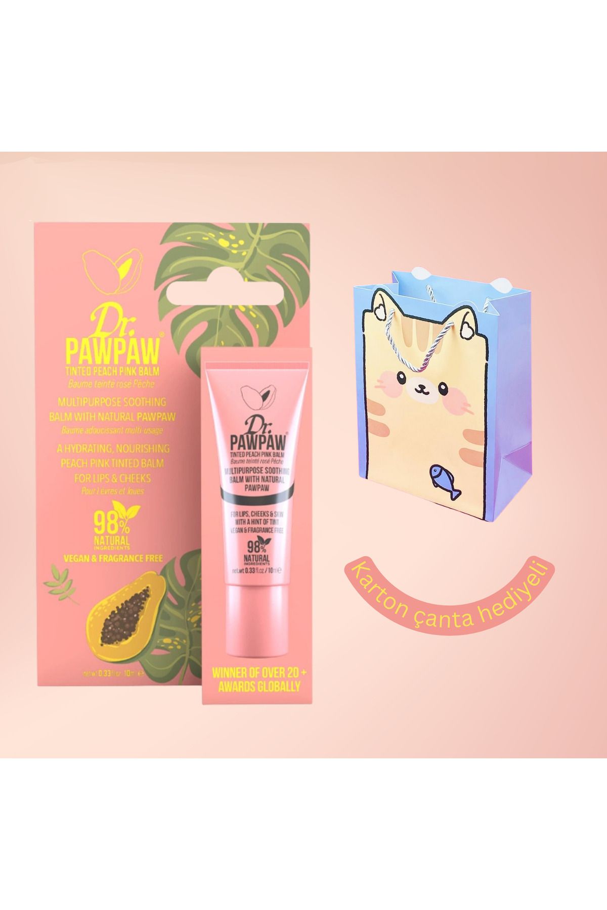 Dr. PAWPAW Tinted Peach Pink Balm 10 ml