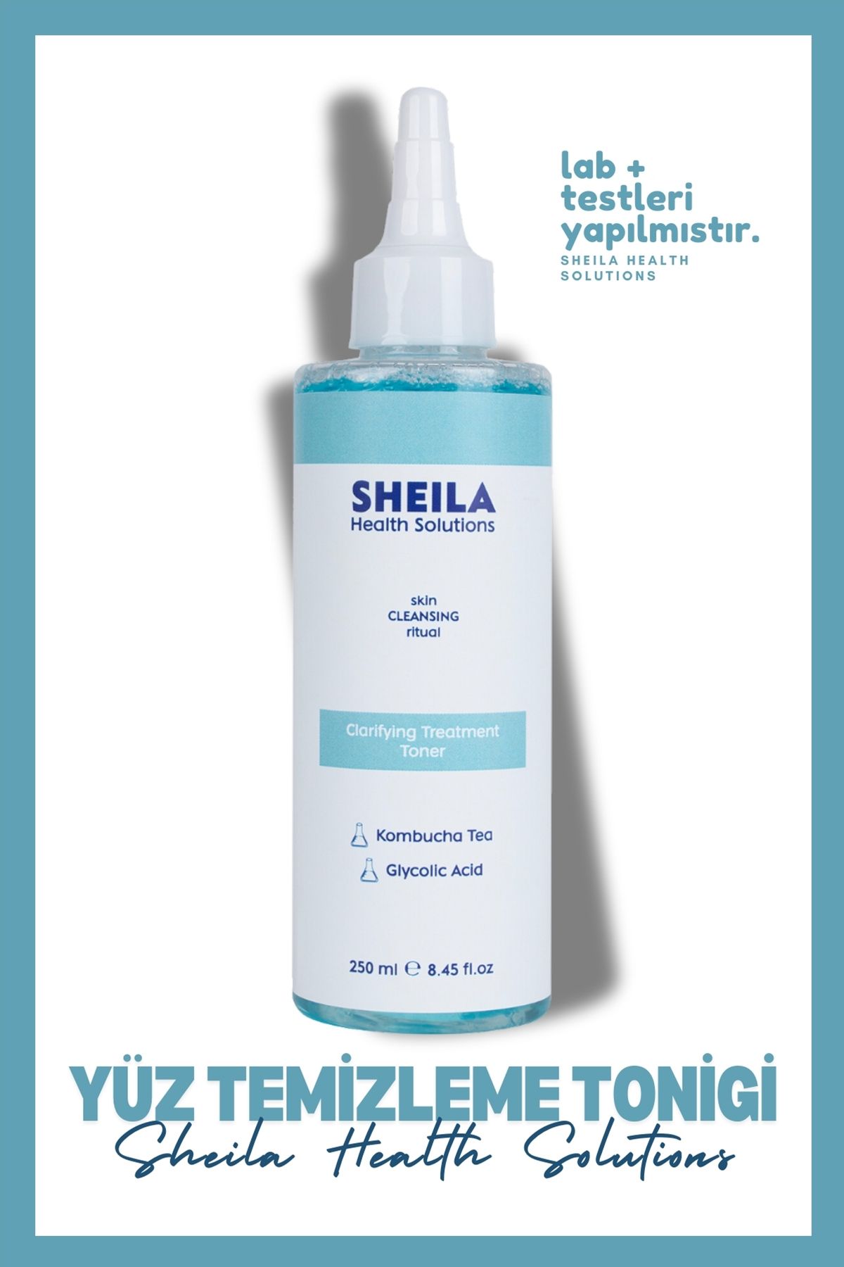 Sheila Health Solutions Yüz Temizleme Toniği Kombucha Tea Glycolic Acid 250 ML