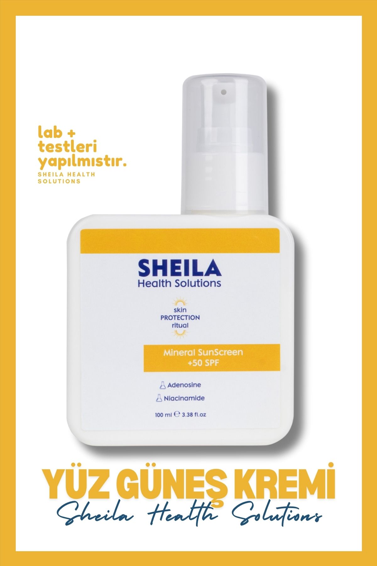 Sheila Health Solutions Su Bazlı Yüz Güneş Kremi 50 Spf Niacinamide Etkili 100 ml