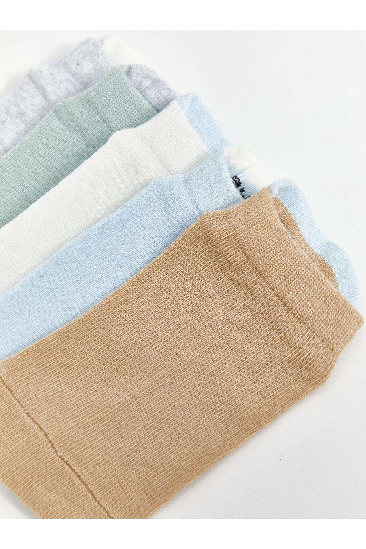 LC Waikiki-LCW baby Basic Baby Boy Booties Socks Pack of 5 3