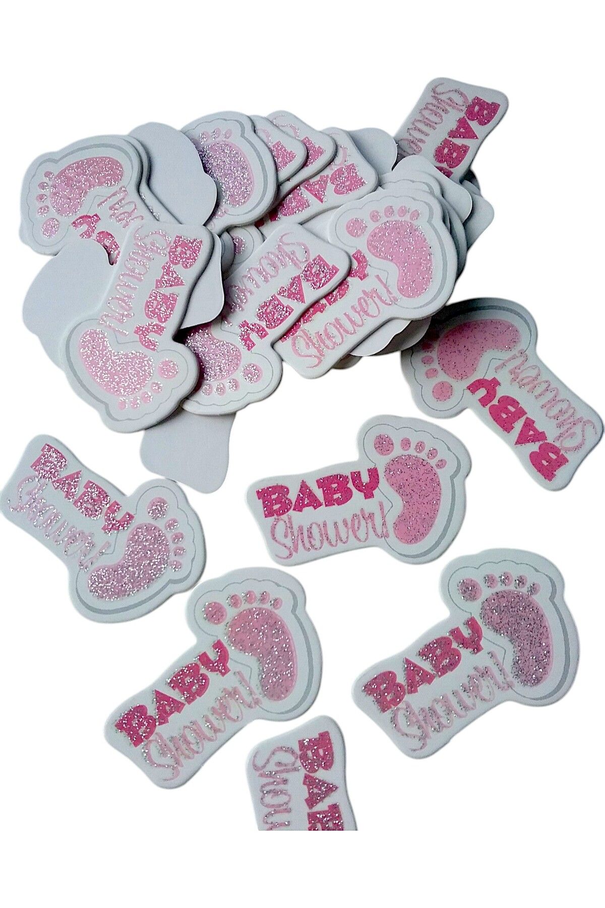 Armada 12 Adet Baby Shower Sticker Plastik (4,5 Cm * 3 Cm)