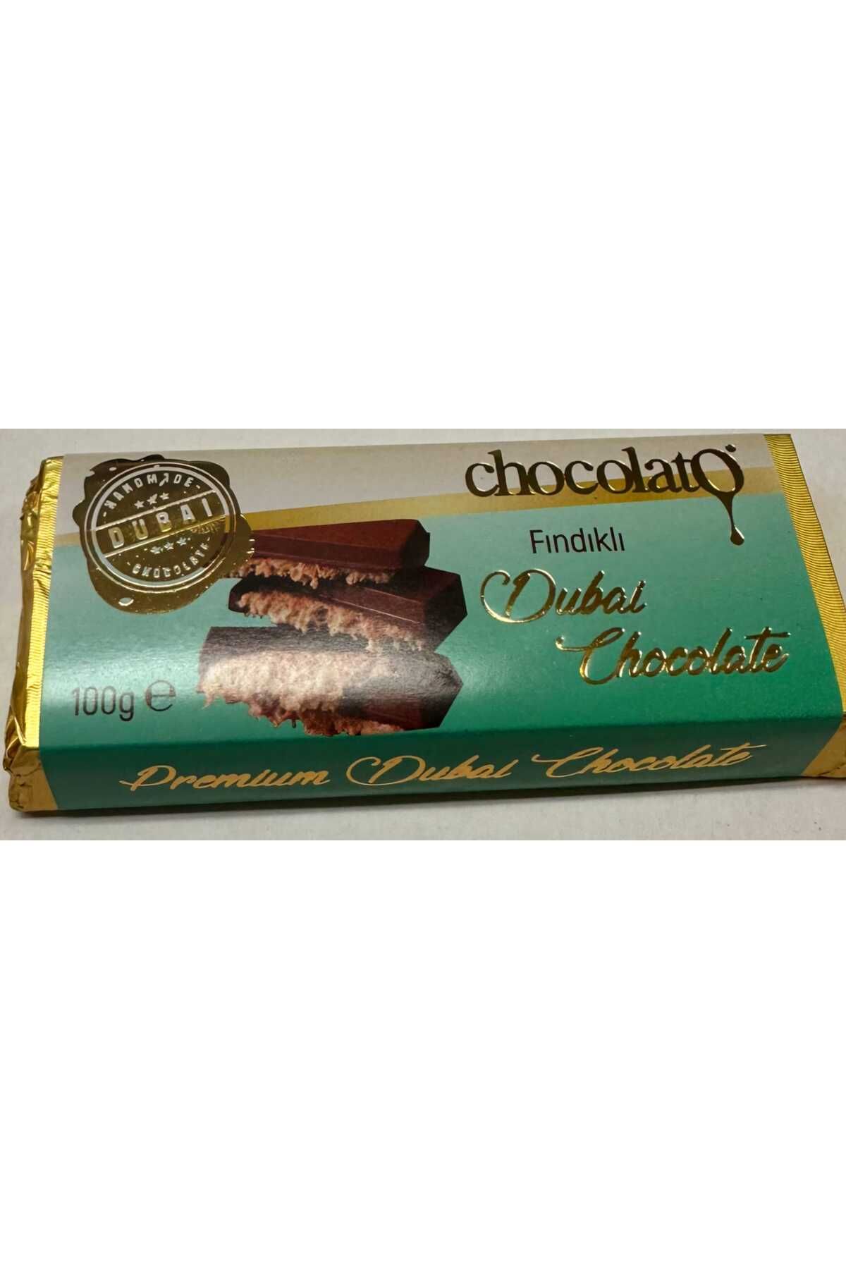 Chocolato Dubai Çikolatası Fındıklı 100 gr El Yapımı