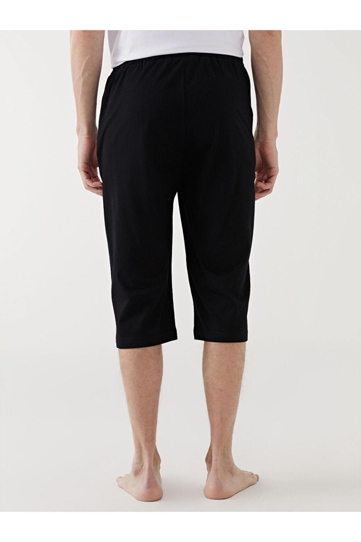 LC Waikiki-Standard Fit Men's Pajama Bottom Shorts 4