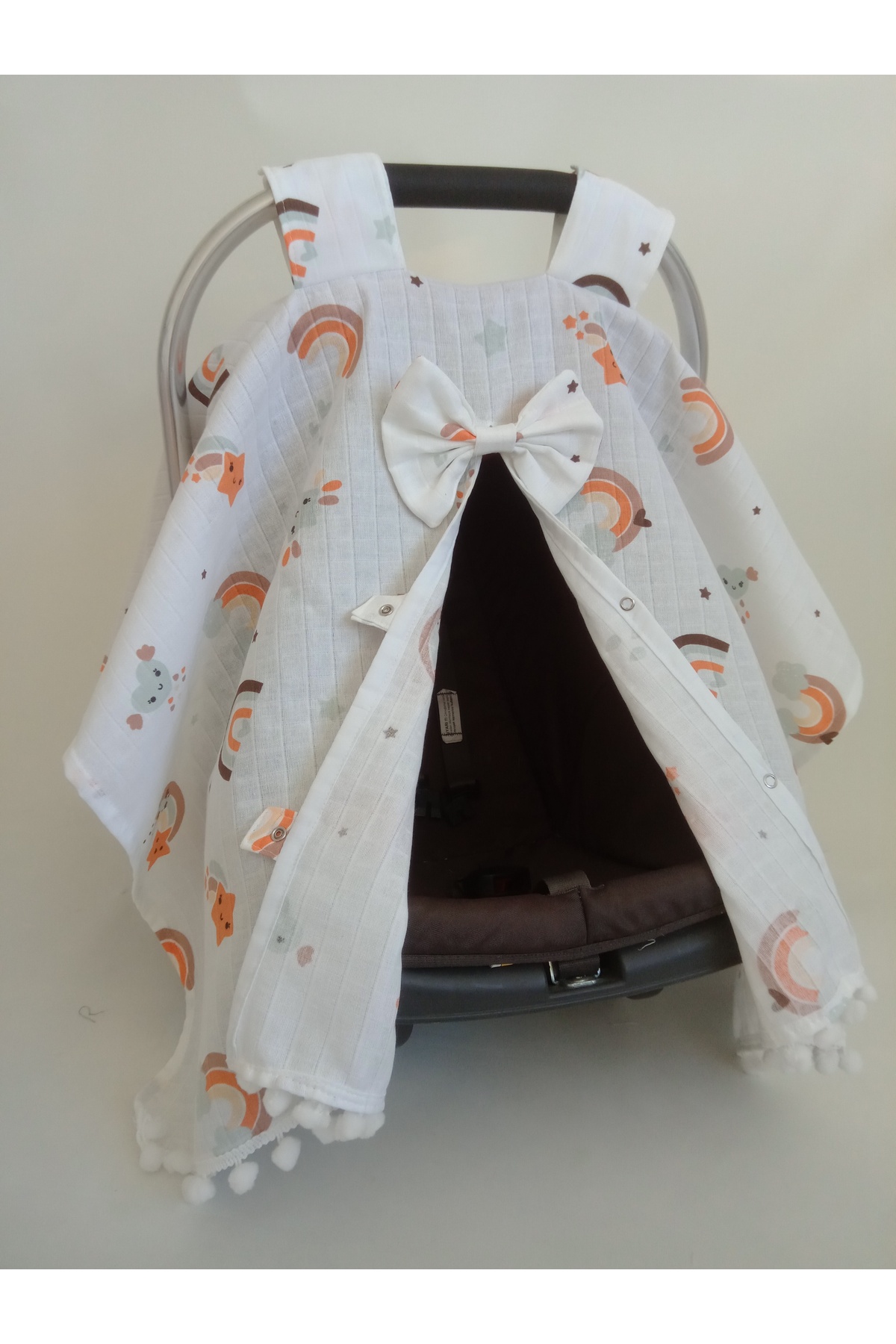 Wenaris % 100 pamuk muslin puset örtüsü fotoğrafı 3 (önizleme)