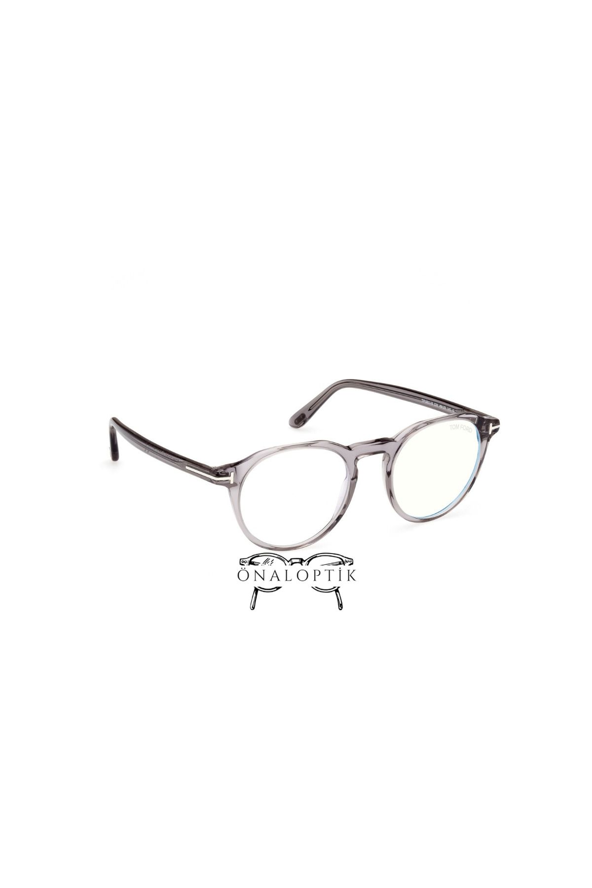 Tom Ford-كورم أزرق للجنسين ­ نظارات راالي - TF 5833-B 020 49/20 145*0 7