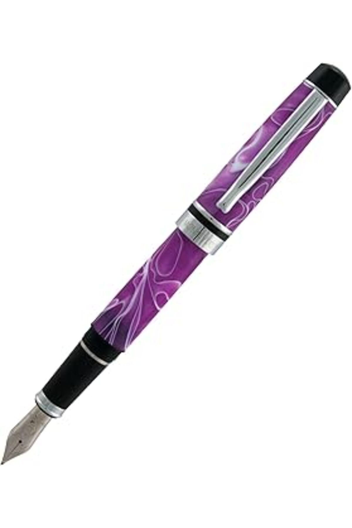 ebadi Monteverde Fountain Pen Purple Swirl - B