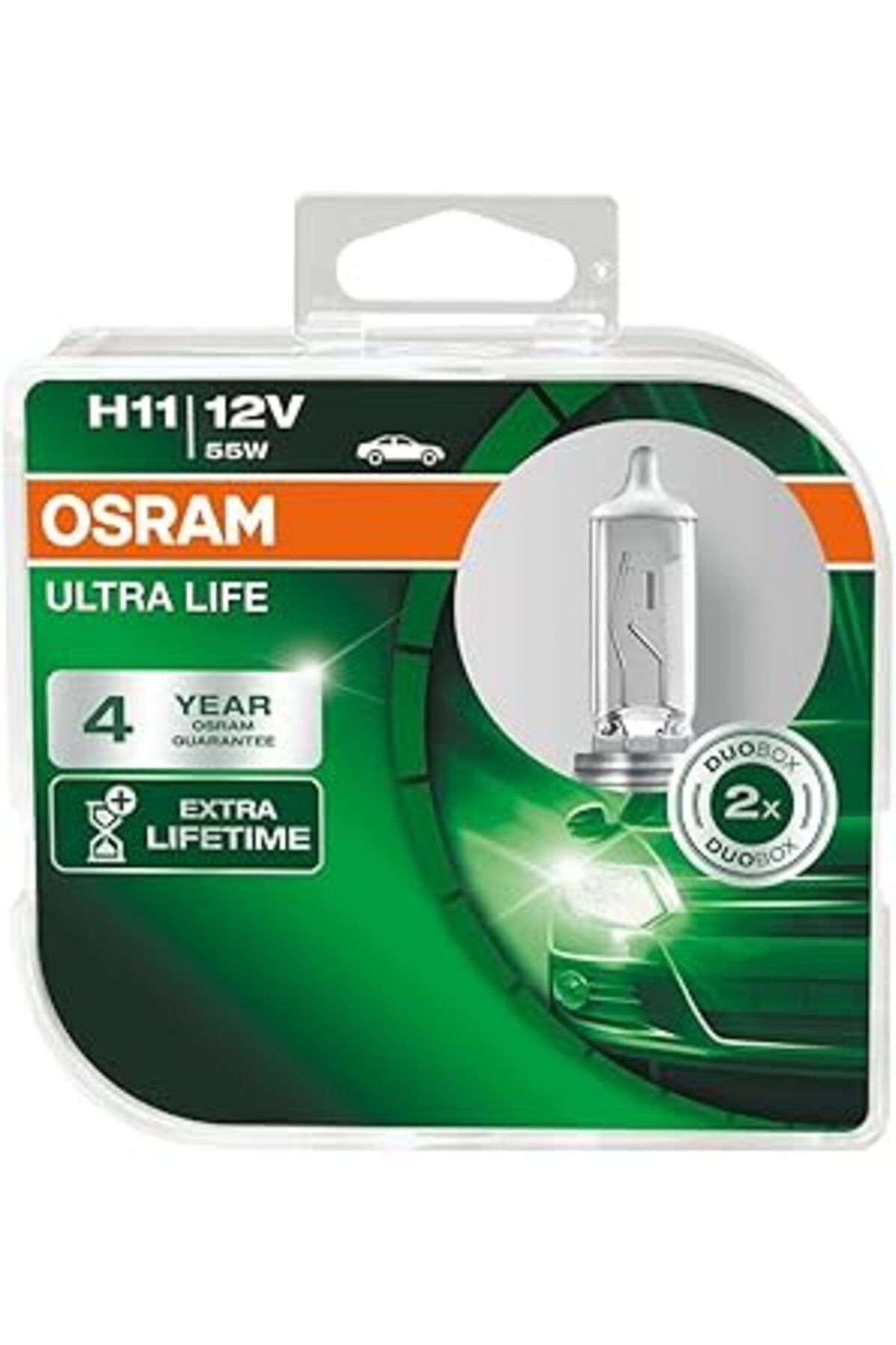 Ceet Markets Ampul Ultra Life H11 12V 55W Daha Uzun Kullanım Süresi, İKili Kutu (2 Lamba) 64211Ult-Hcb