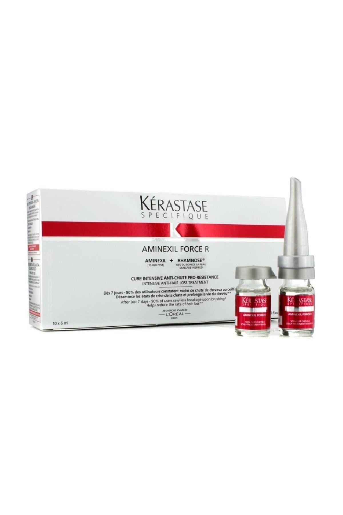 Kerastase Güçlendirici Saç Bakım Serumu - Cure Aminexil Force R 10 x 6 ml SALONEVAA1587800097