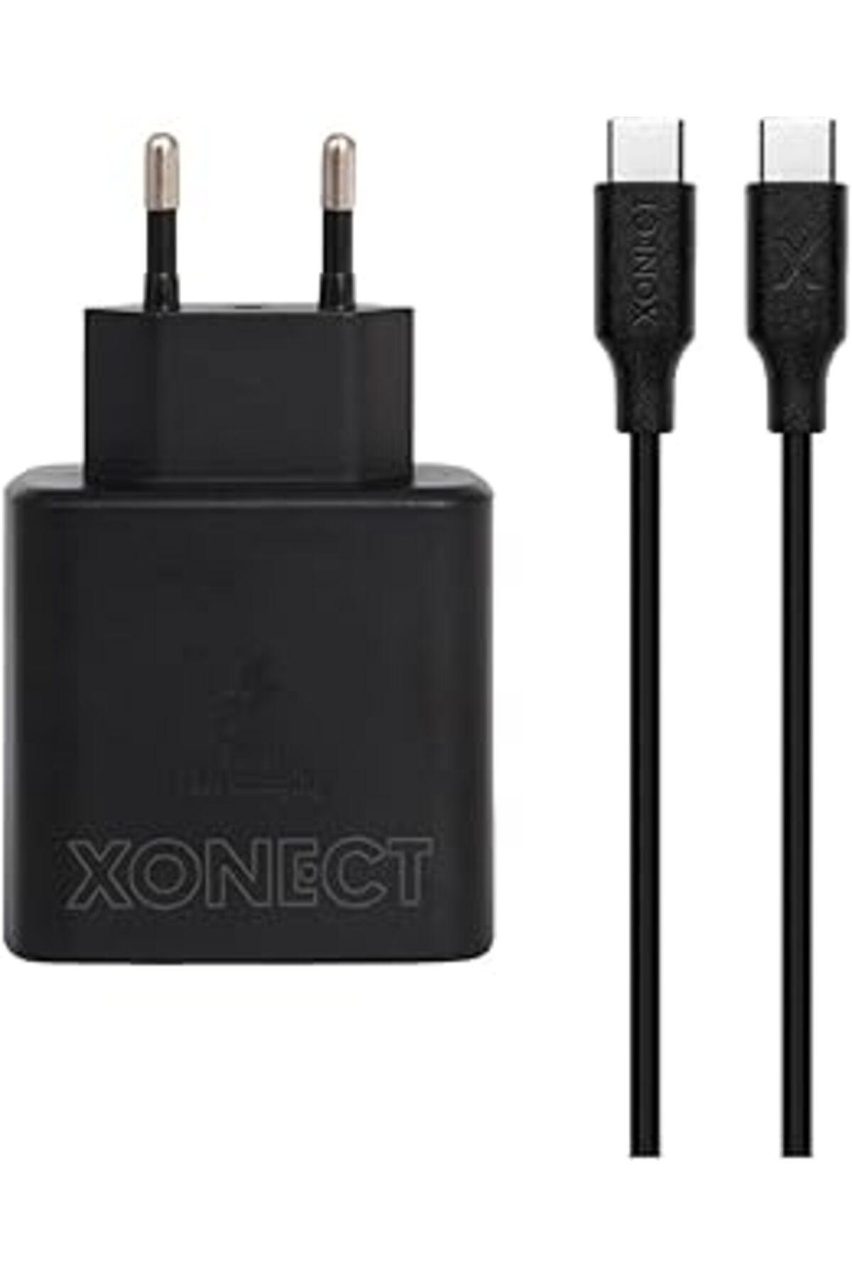 ShopZum Xot - Type-C Çıkışlı 45W Hızlı Şarj Adaptörü Ve 1M Type-C To Type-C Kablo S