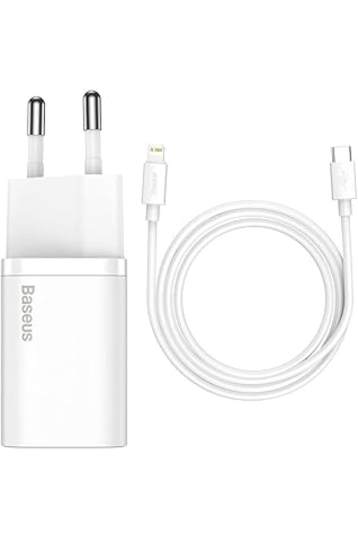 ShopZum Super Si Pd 20W Usb-C & Usb-C Kablo Ve Hızlı Şarj Cihazı S, Beyaz