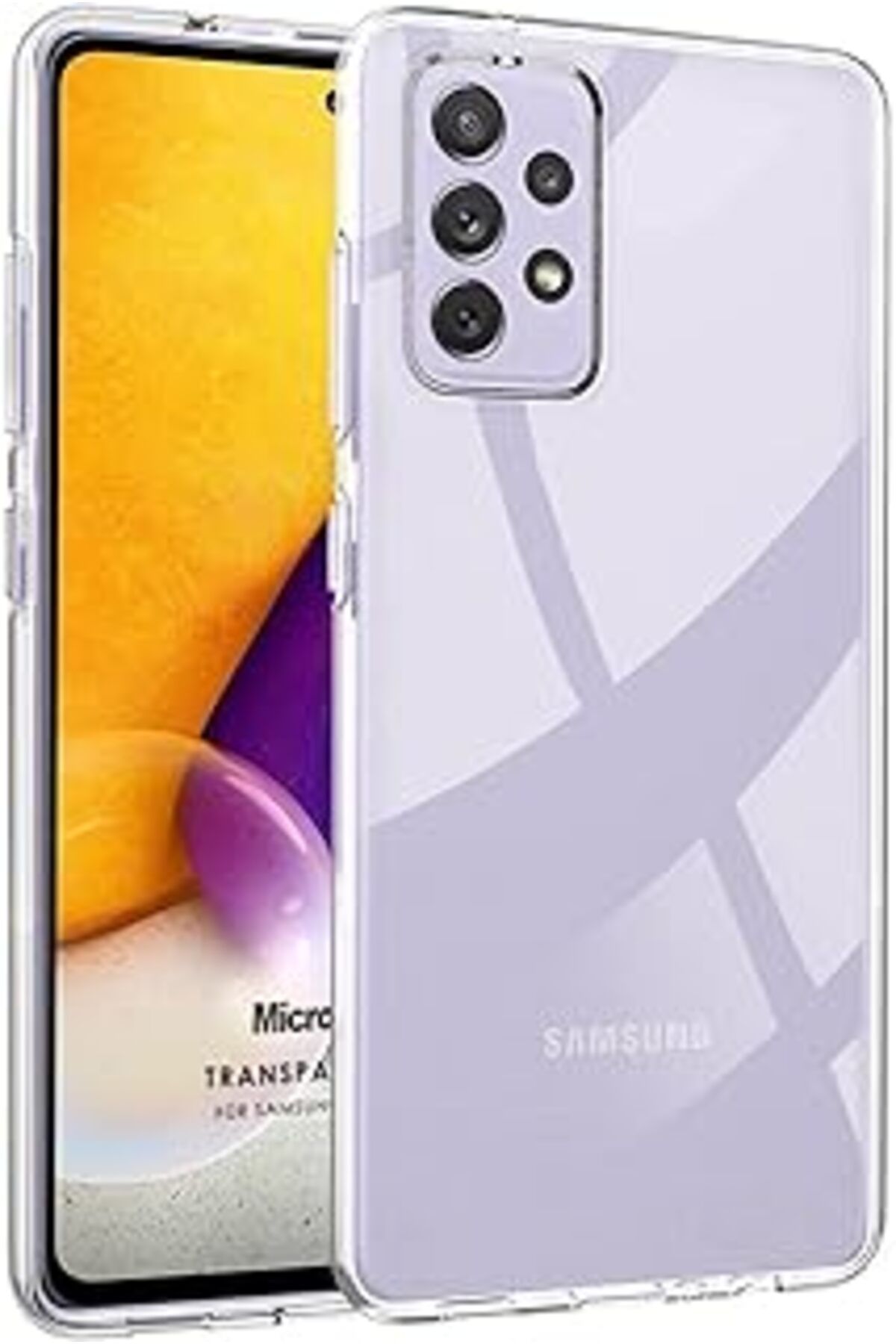 EDALKILIÇ Galaxy A53 5G Için Kılıf Transparent Soft Şeffaf [Galaxy A53 5G Ile Uyumlu Kılıf