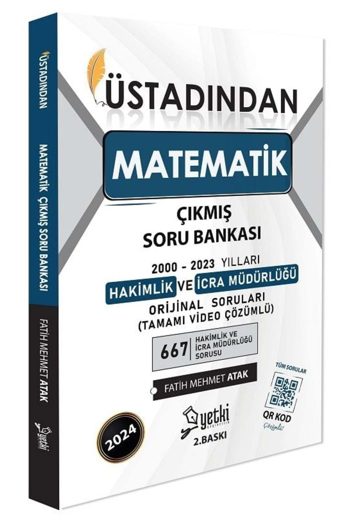 Yetki Yayıncılık Yetki 2024 Hakimlik Matematik Üstadından Çıkmış Soru Bankası Çözümlü