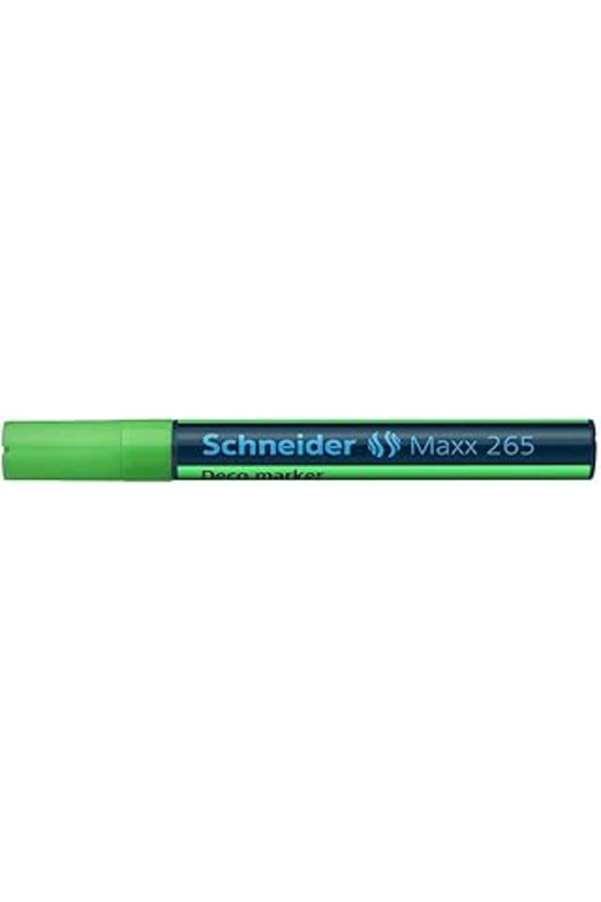 ShopZum Schneider Maxx 265 Deco Marker 2-3 Mm Neon YeşiL Scm402