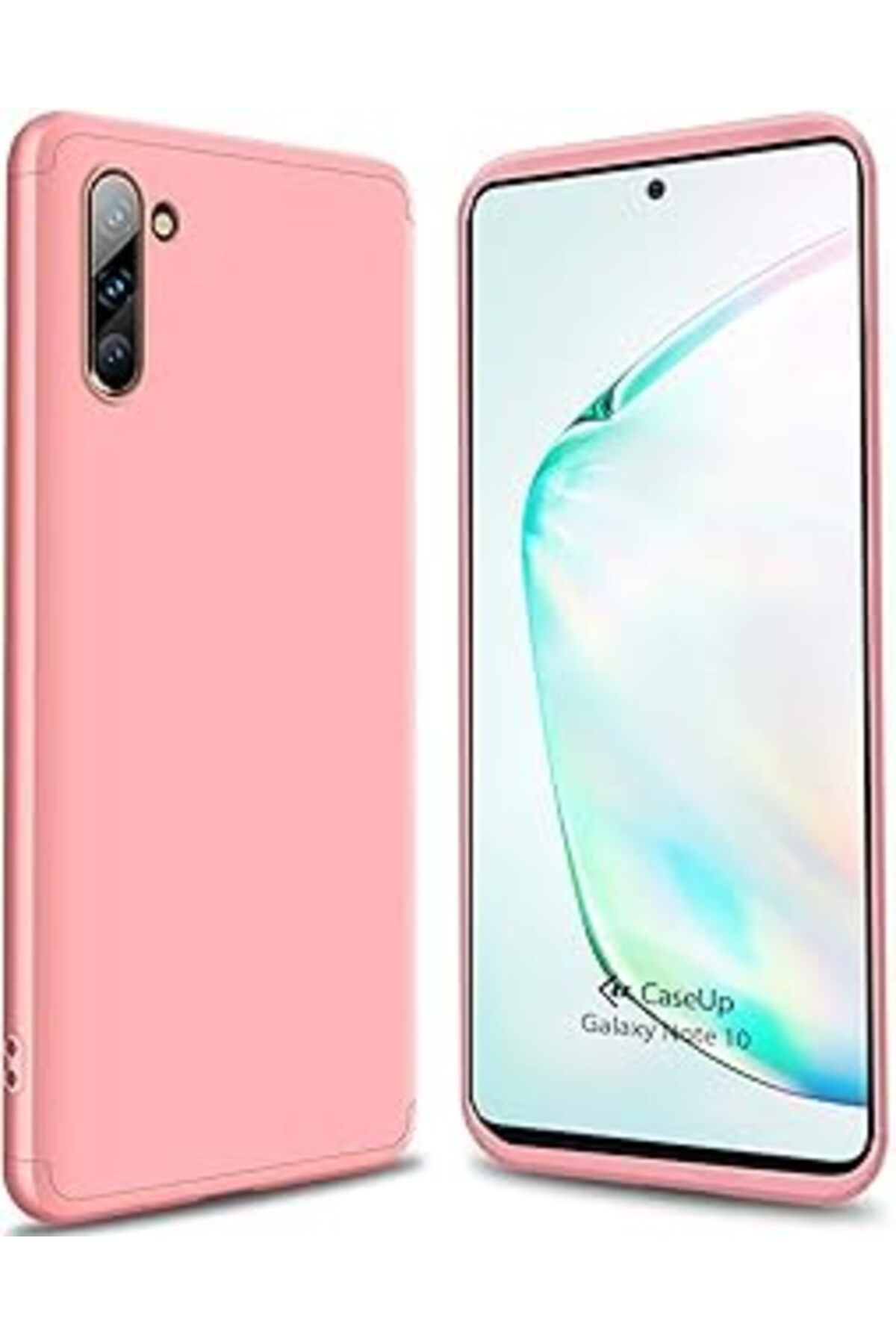 MAGNESİA Caseup Galaxy Note 10 Uyumlu Kılıf, Caseup Triple Deluxe Shield Rose