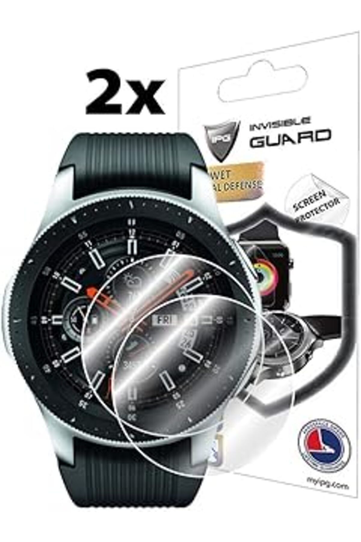 MAGNESİA Ipg Galaxy Watch 46 Mm Silver Ekran Koruyucu, 2 Adet