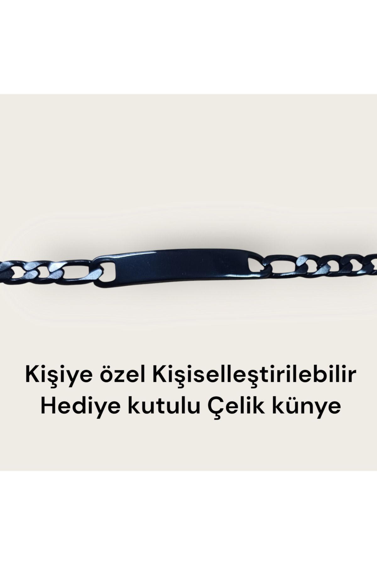 MK butik Kişiye özel Kişiselleştirilebilir Hediye kutulu Ünisex Çelik bileklik