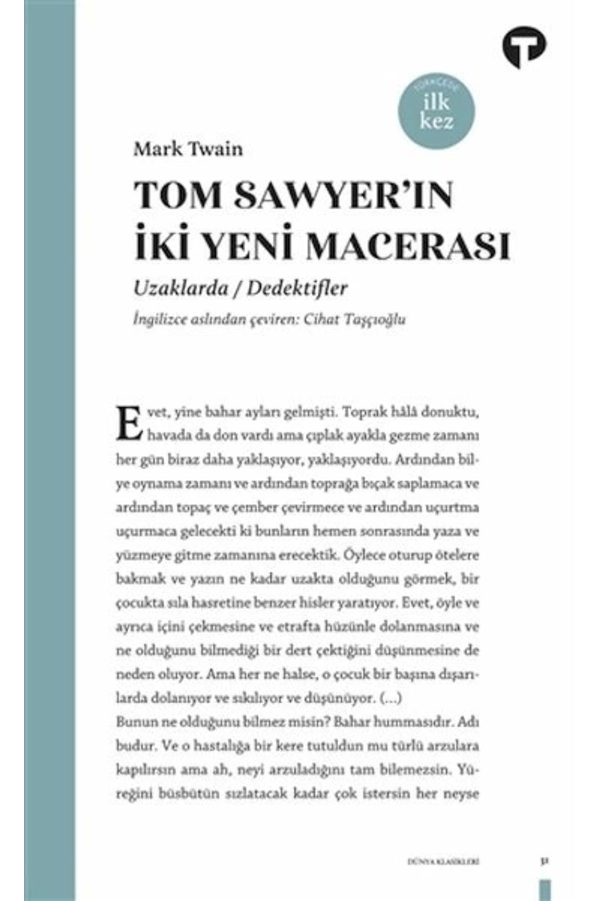 Turkuvaz Kitap Tom Sawyer’ın İki Yeni Macerası