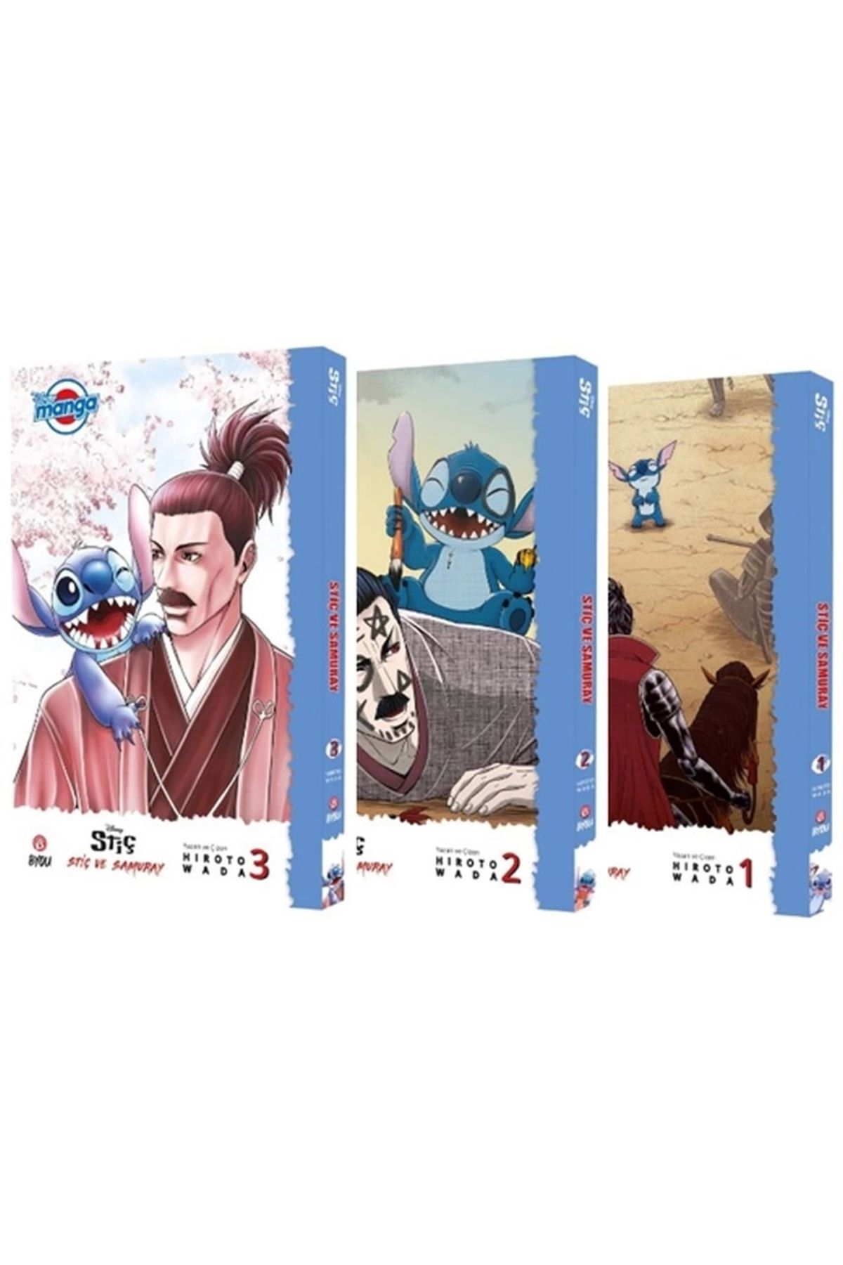 BETA byou Disney Stiç ve Samuray 1-2-3 Kitap Set