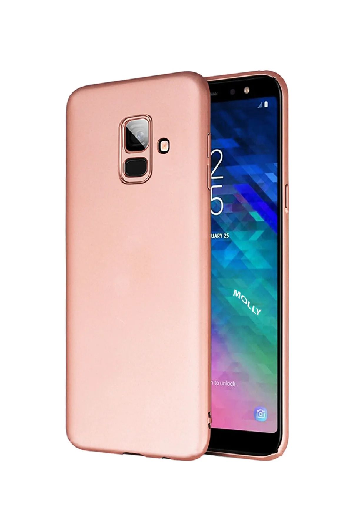 EvdenÇarşı A6 2018 / J6 2018 / J600 Telefon Kılıfı Pembe